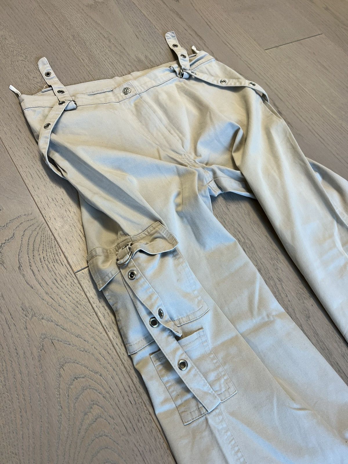 Japanese Brand × Tornado Mart Vintage flare bondage cargo pants. Size US 30 / EU 46 - 2 Thumbnail