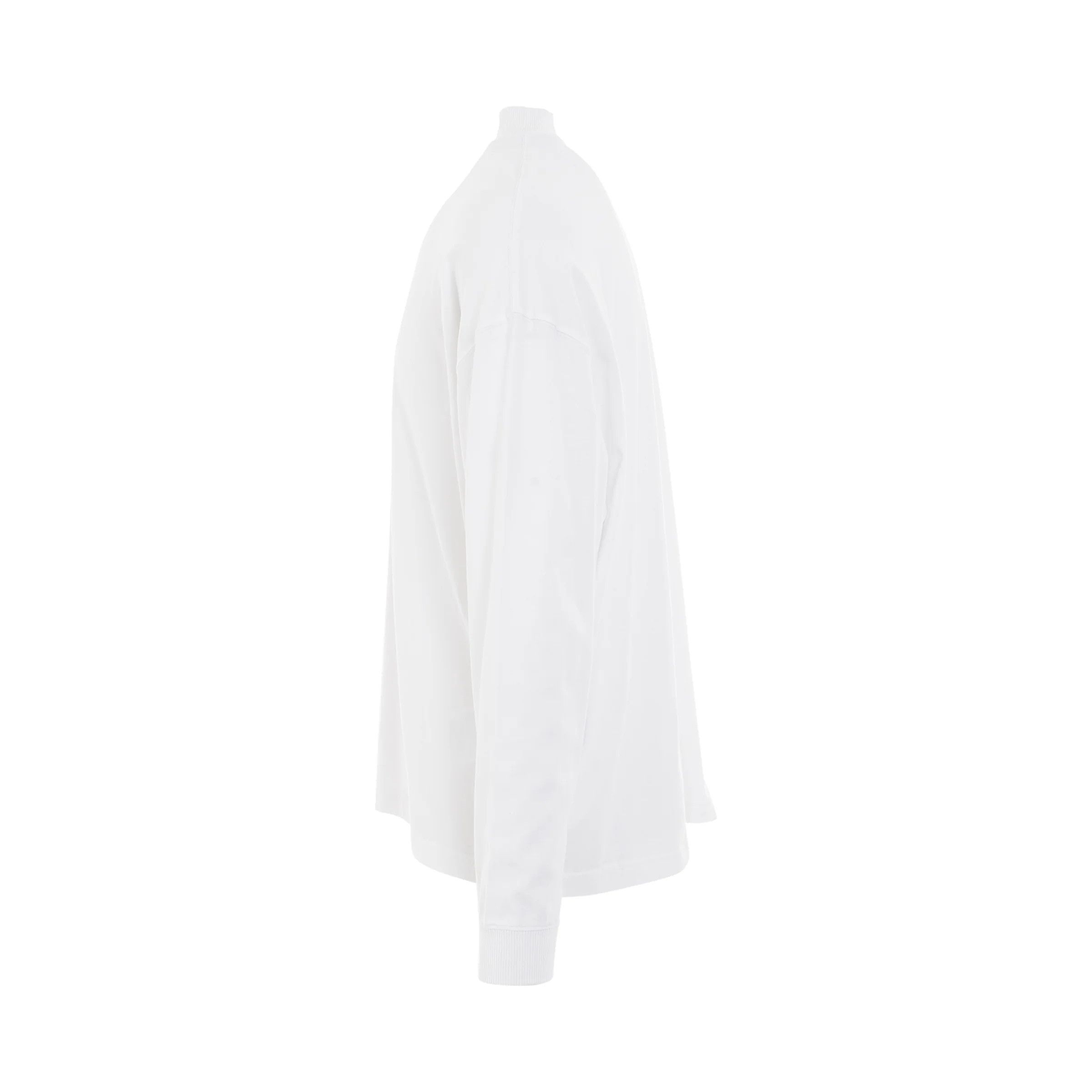 WE11DONE o1mris0824 Long Sleeve T-Shirt in White Size US S / EU 44-46 / 1 - 3 Thumbnail