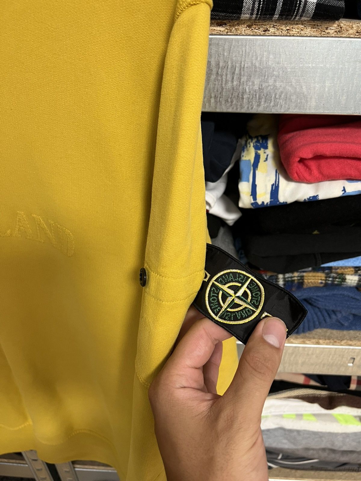 Stone Island Men’s Stone Island Crewneck Yellow Sweatshirt Casual Size L Size US L / EU 52-54 / 3 - 4 Thumbnail