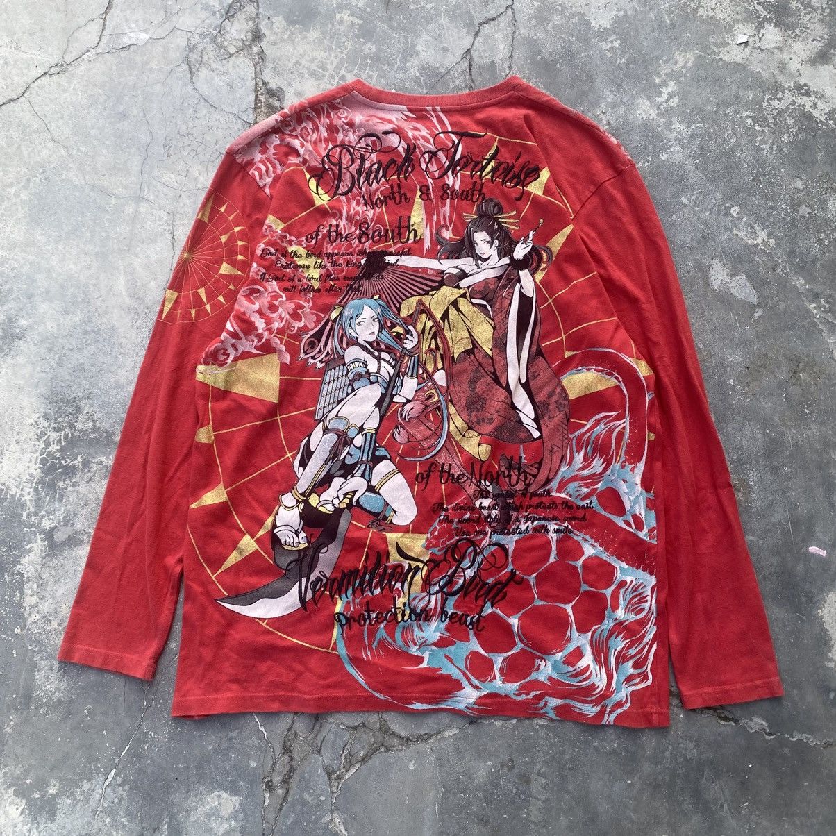 Karakuri Tamashii God Tradition Shin Den Sukajan tee Size US XL / EU 56 / 4 - 1 Thumbnail