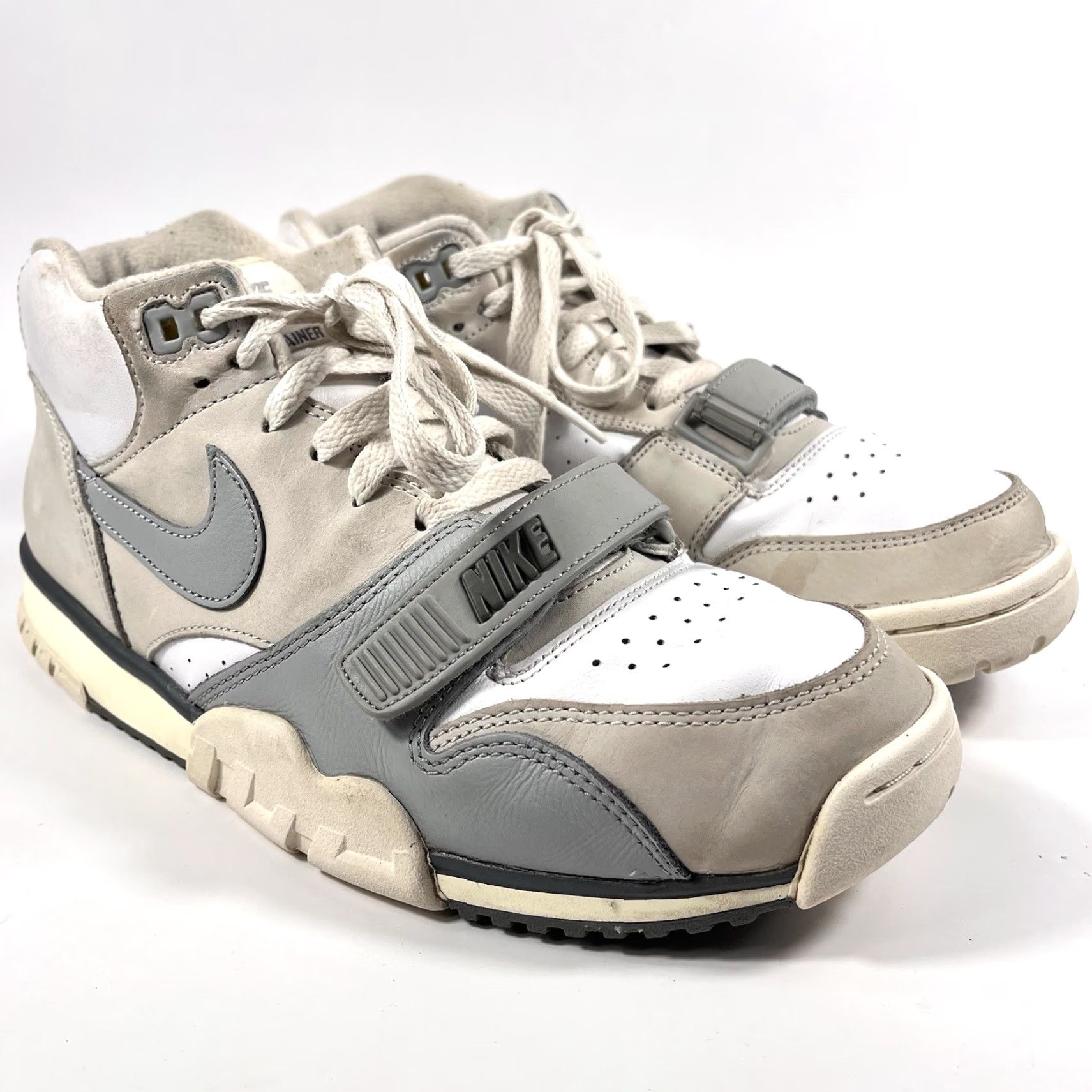 Nike Nike Air Trainer 1 Sneaker DM0521-001 Men 8.5 Photon Dust Gray Leather Athletic Trainers Shoes Shirt Size US 8 / EU 41 - 2 Thumbnail