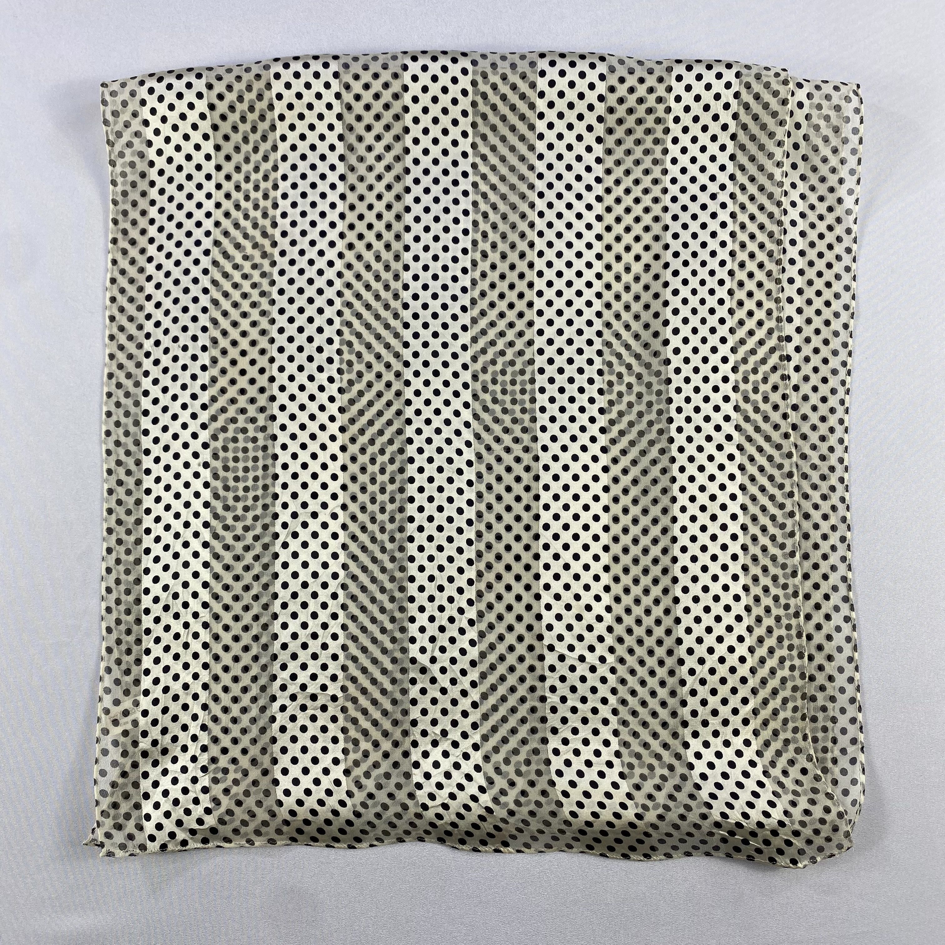 Japanese Brand × Vintage Vintage Polka Dot Silk Scarf SS073 Size ONE SIZE - 2 Thumbnail