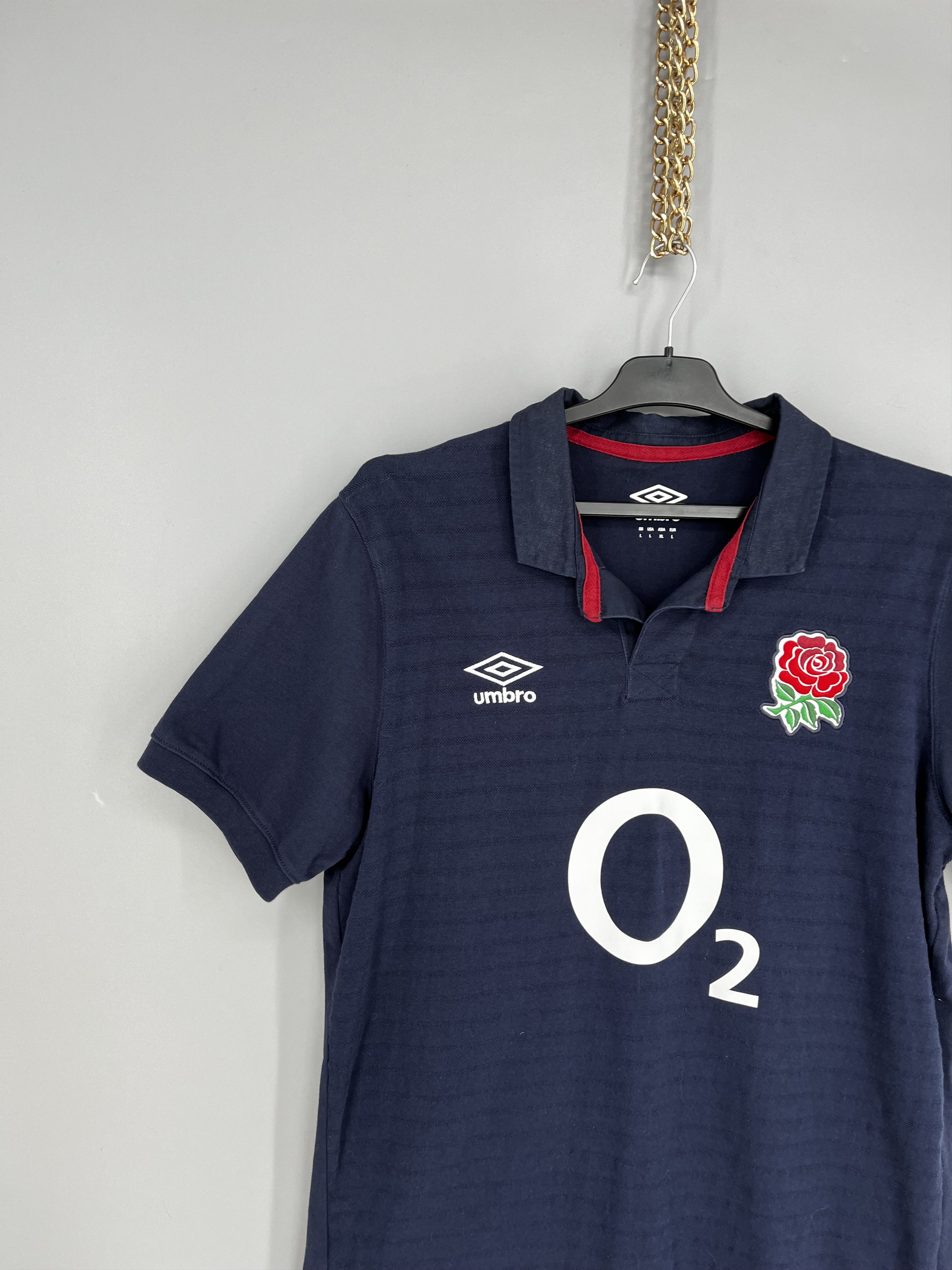 Umbro Umbro England League O2 Rugby Jersey Shirt Men’s Size L Size US L / EU 52-54 / 3 - 4 Thumbnail