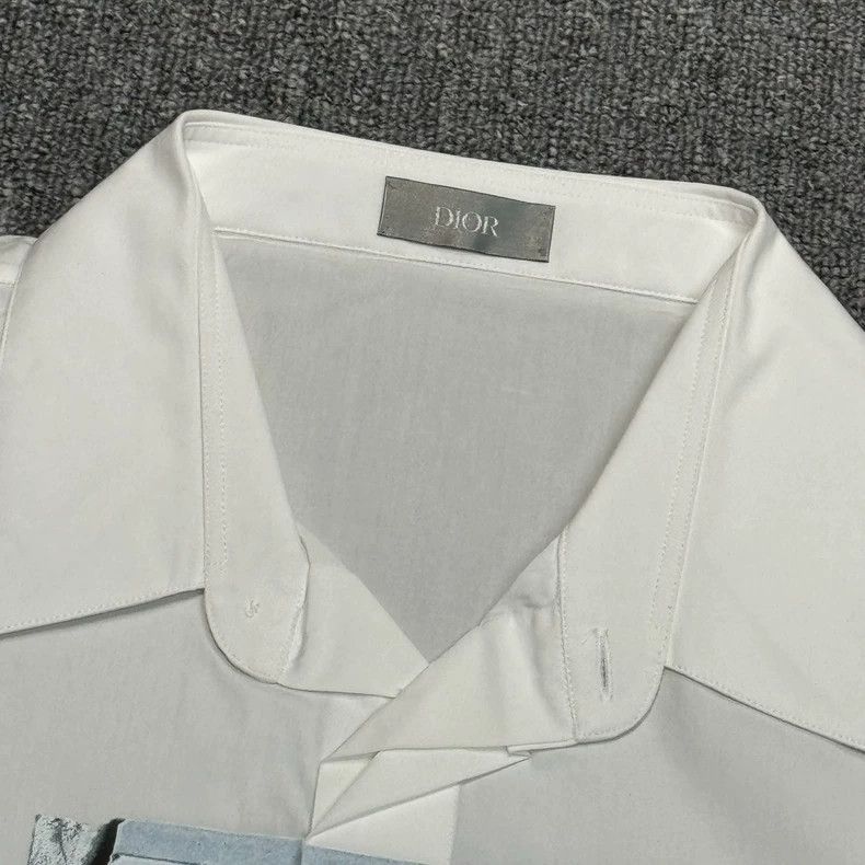 Dior white long sleeve shirt by Dior Size US L / EU 52-54 / 3 - 2 Thumbnail