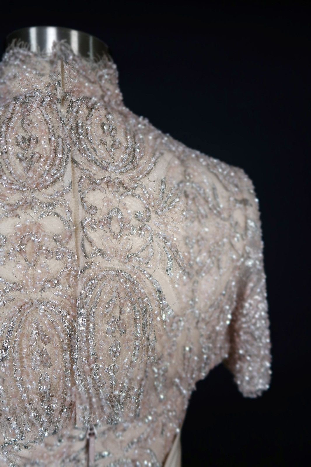 Other Custom Anna Augusta Nude Evening Maxi Dress Size S / US 4 / IT 40 - 6 Thumbnail