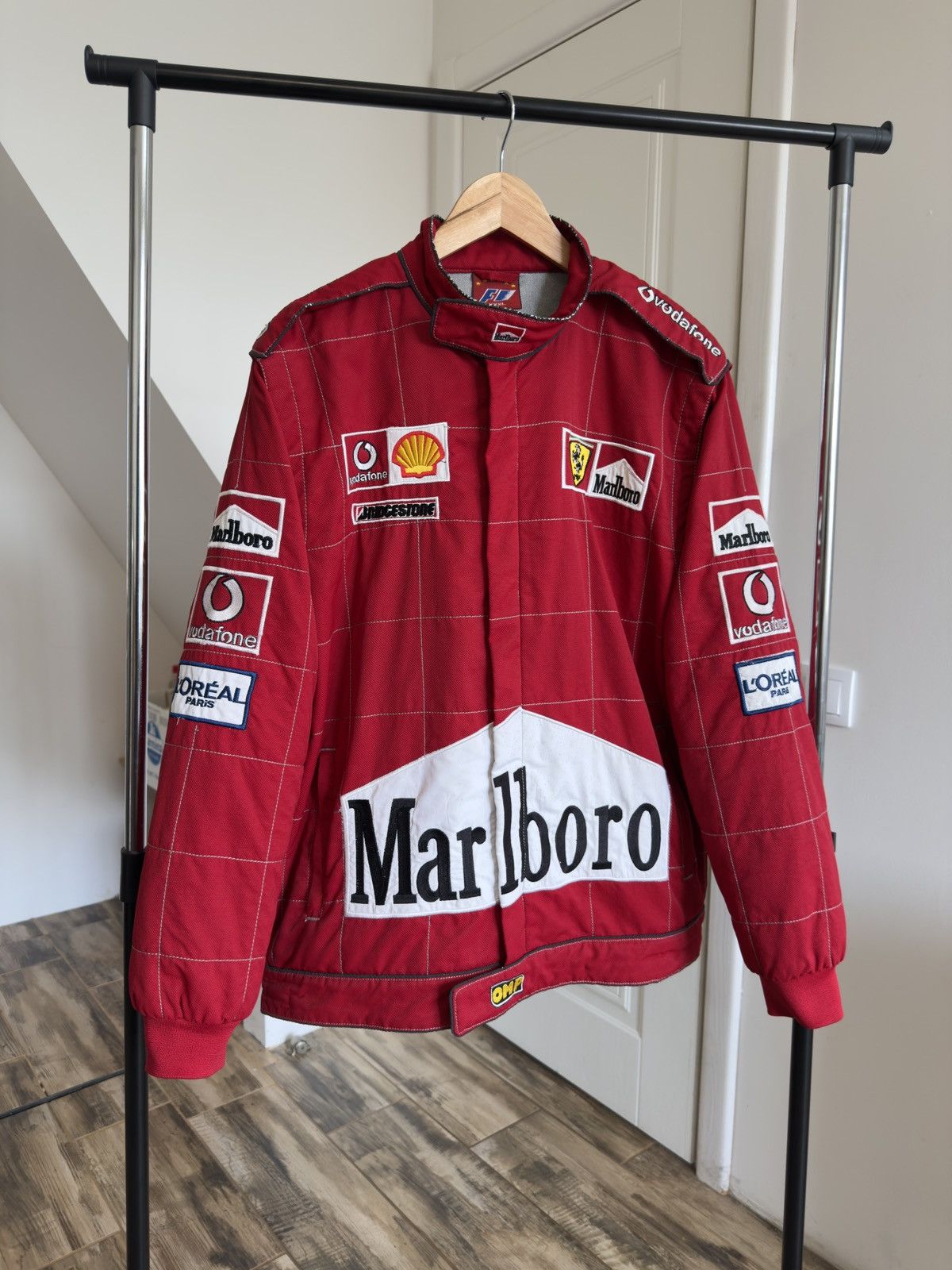 Ferrari Marlboro Ferrari Vintage Michael Schumaher Racing Jacket F1 Size US L / EU 52-54 / 3 - 2 Thumbnail