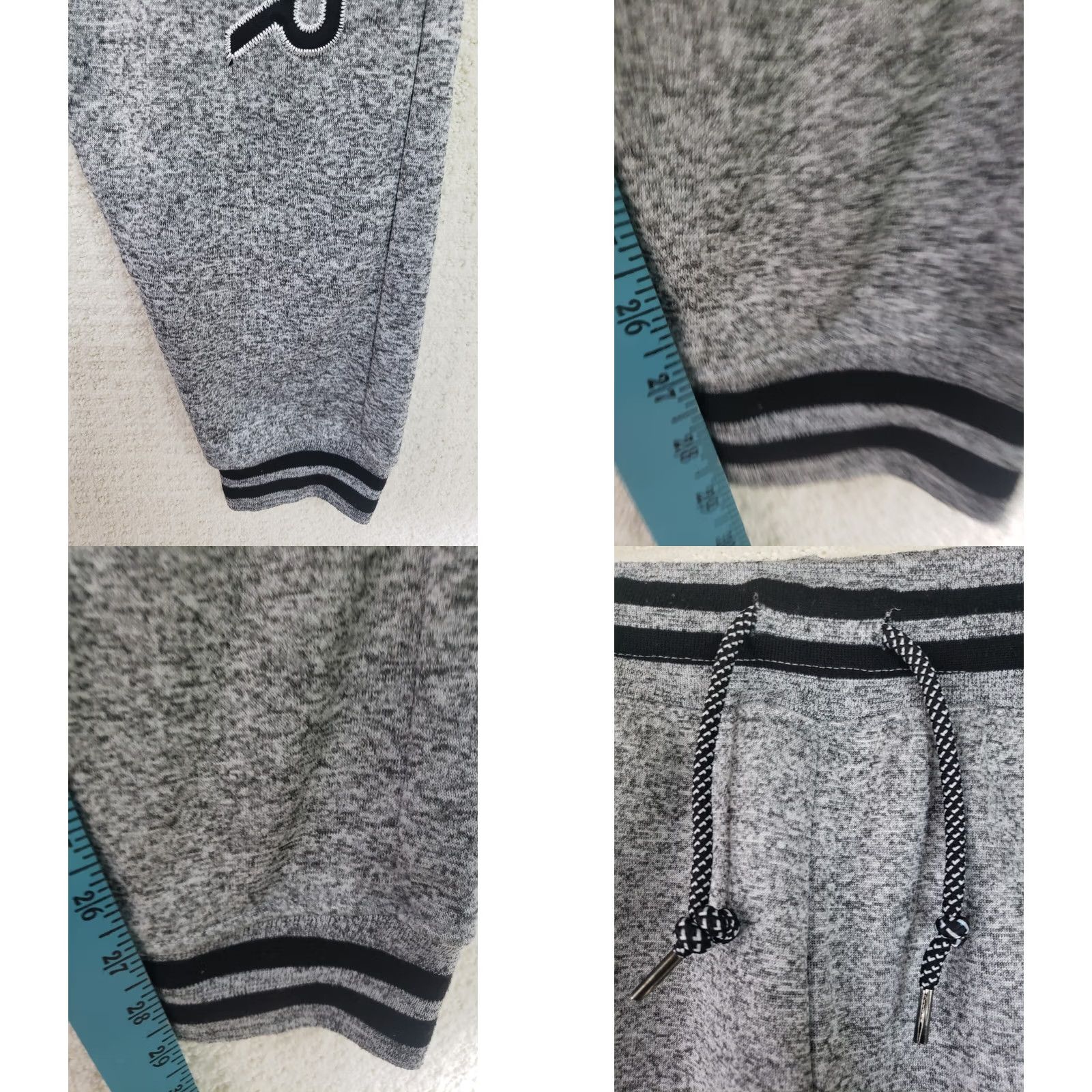 Rocawear Rocawear Jogger Pants Mens 2XL Gray Solid Logo 90s Athleisure CasualTapered Pocketed Elastic Waist Pockets Size US 39 - 8 Thumbnail