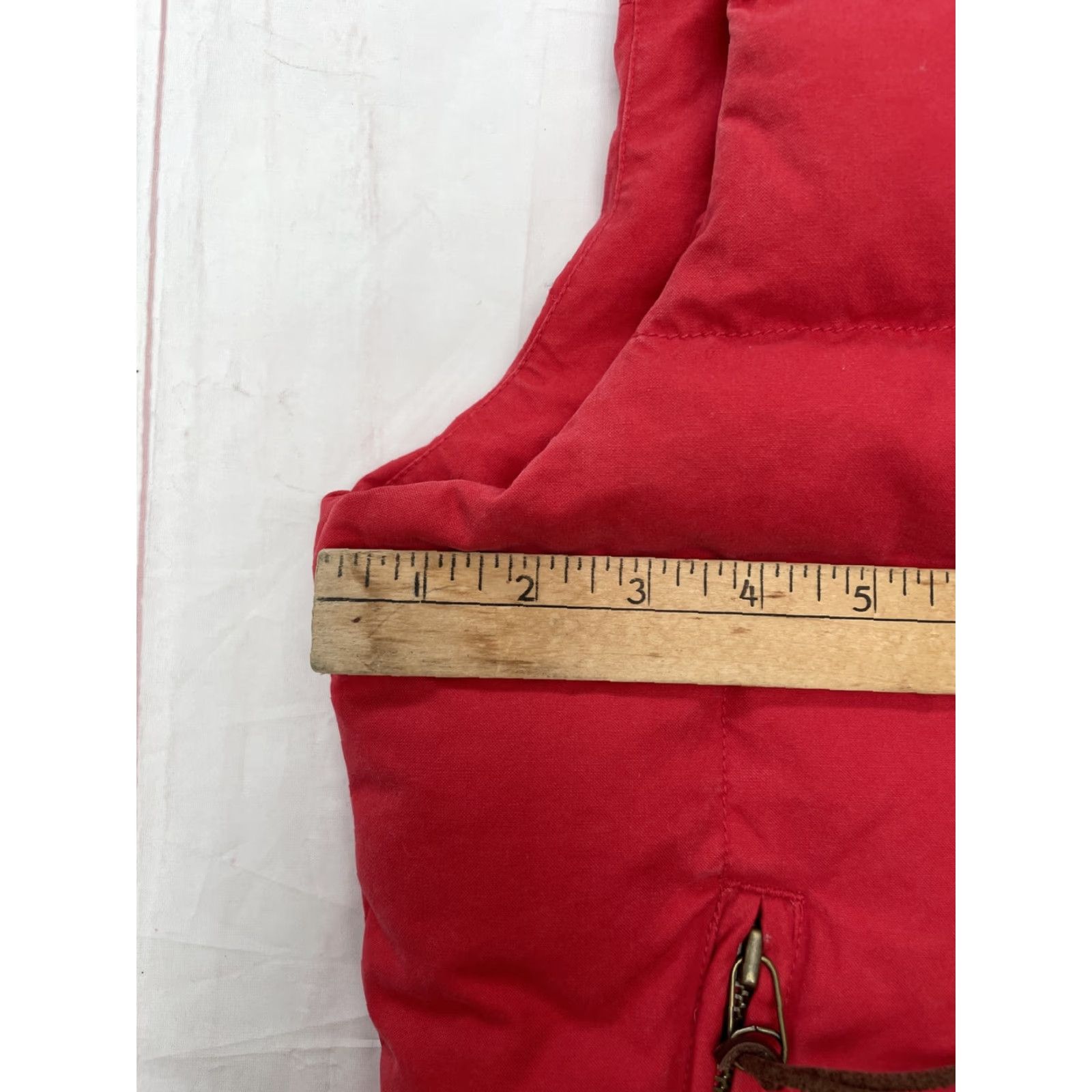 Ralph Lauren VINTAGE Ralph Lauren Quilted Toggle Down Vest Nautical Puffer Sailing Womens M Red Rugby Size M / US 6-8 / IT 42-44 - 2 Thumbnail