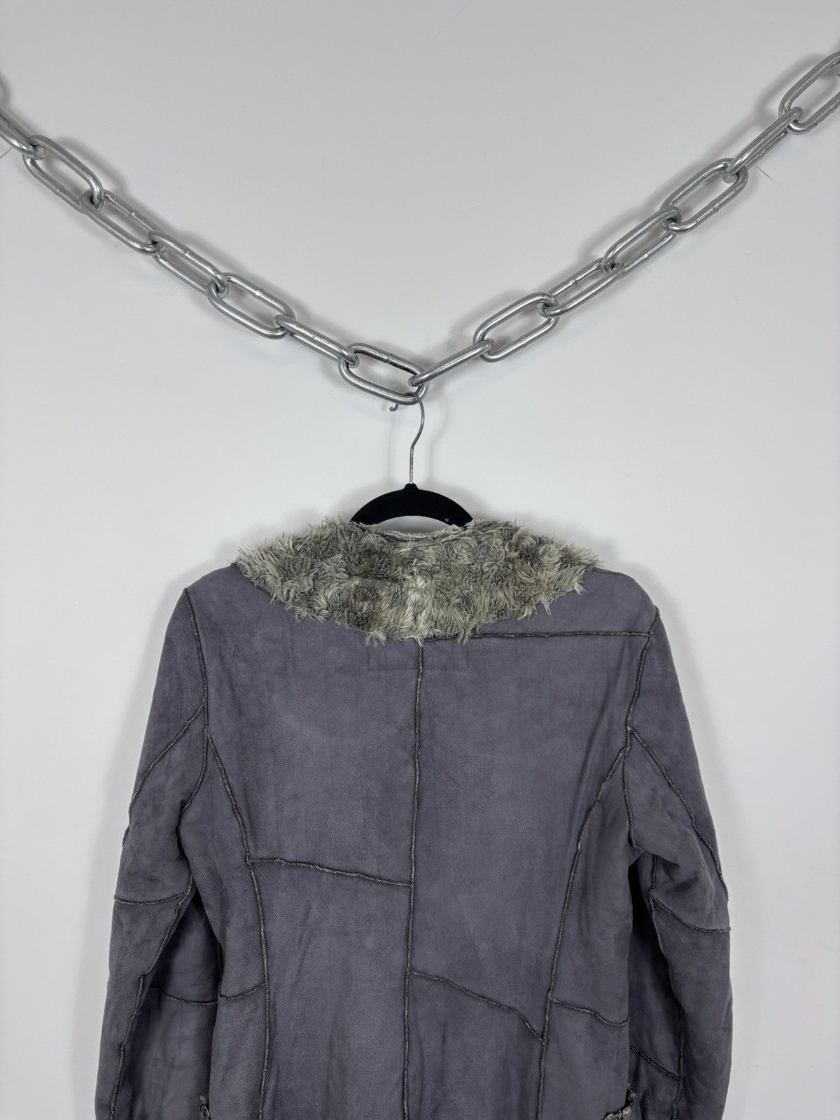 Armani Armani Jeans Vintage Women’s Vegan Leather Fur Coat Jacket Size S / US 4 / IT 40 - 20 Thumbnail