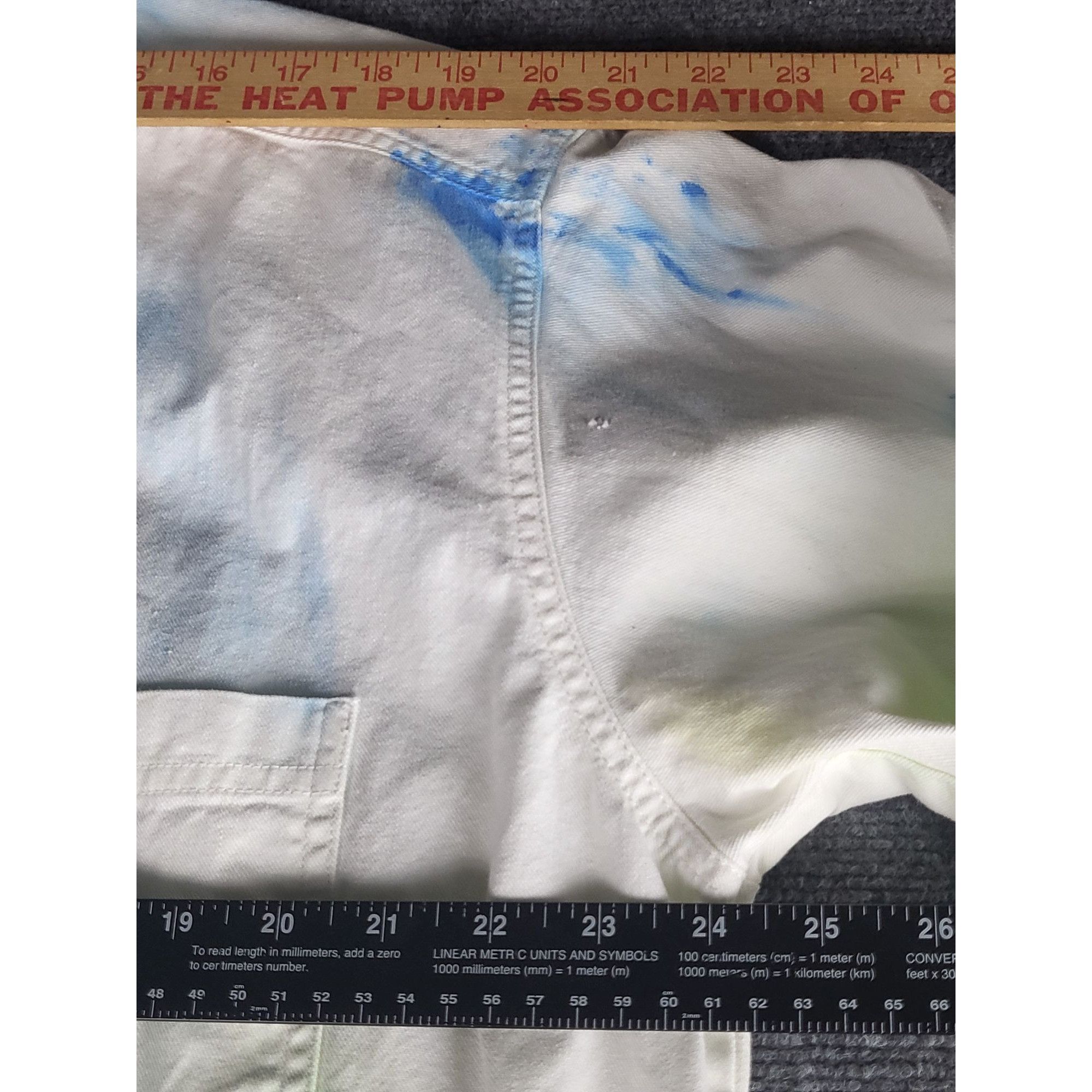 Levi's Levis Red Tab Cotton Paint Shirt Women Sz M Artistic Design Size M / US 6-8 / IT 42-44 - 7 Thumbnail