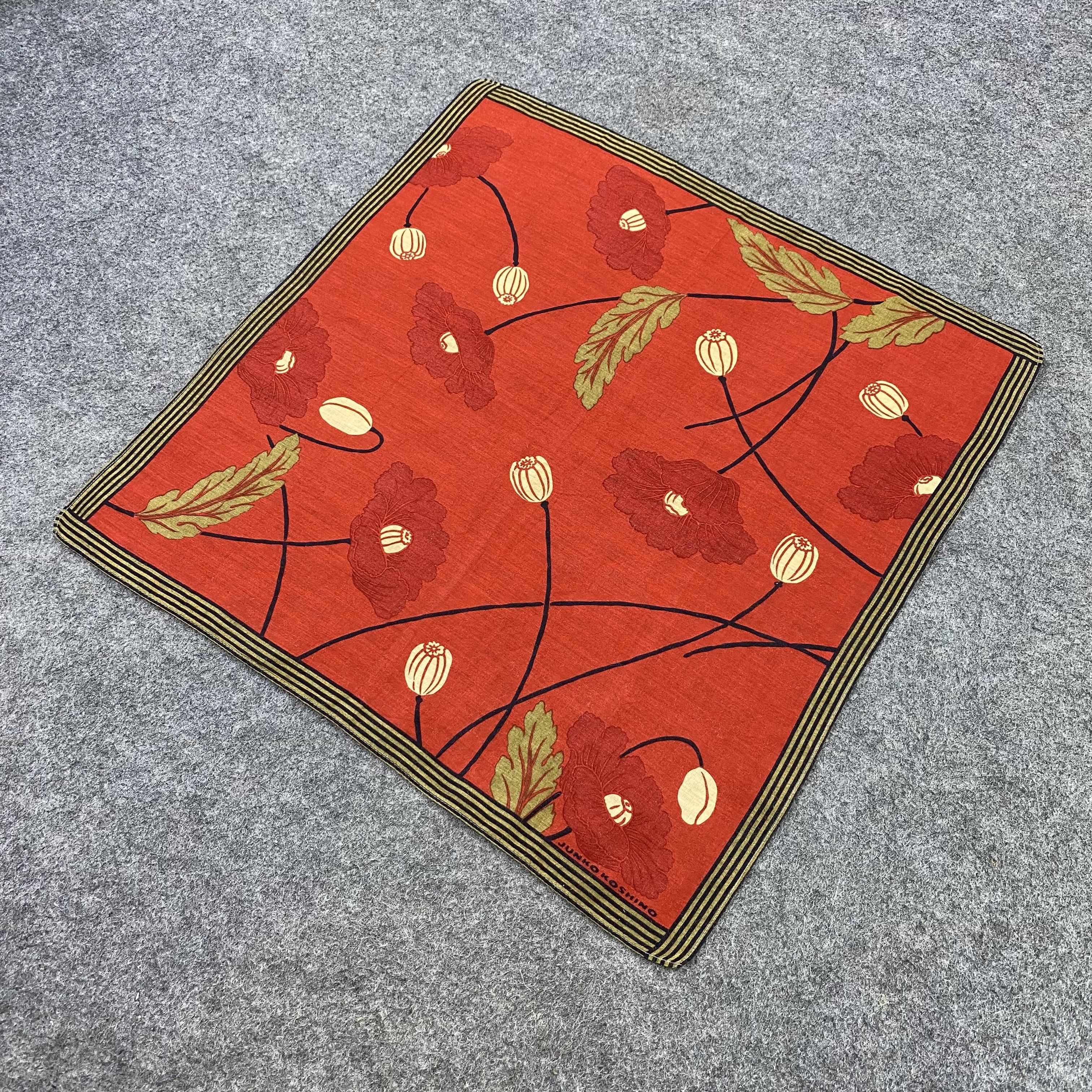 Japanese Brand Junko Koshino Handkerchief Neckerchief Bandana-B2038 Size ONE SIZE - 4 Thumbnail