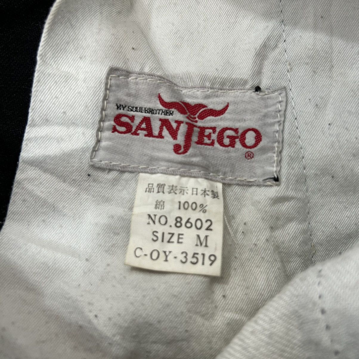 Japanese Brand Vintage Sanjego Faded Black Baggy Jeans Size US 29 - 14 Thumbnail