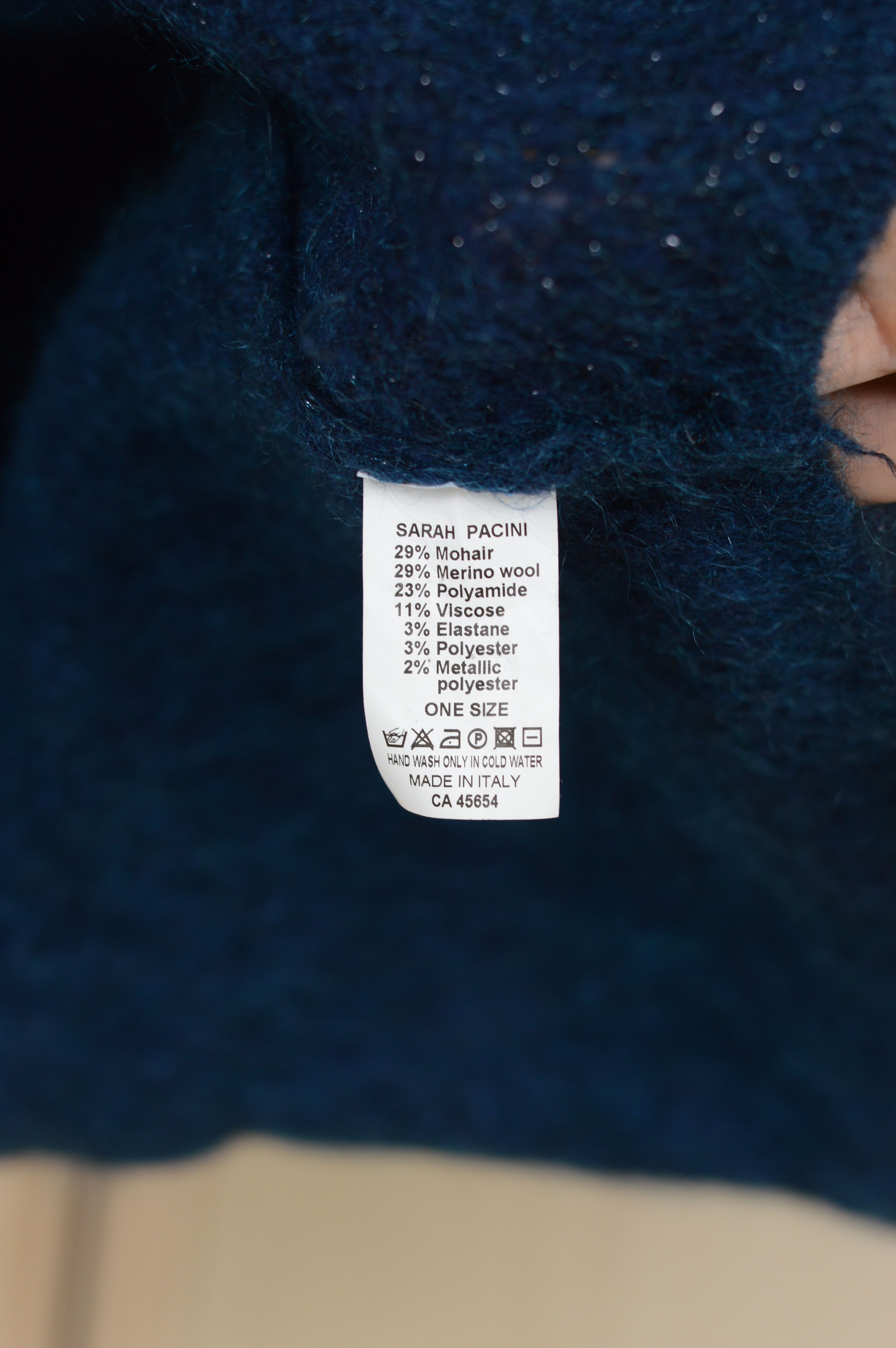 Designer × Sarah Pacini Sarah Pacini Mohair Sleeveless Top Sweater Vest Size M / US 6-8 / IT 42-44 - 7 Thumbnail