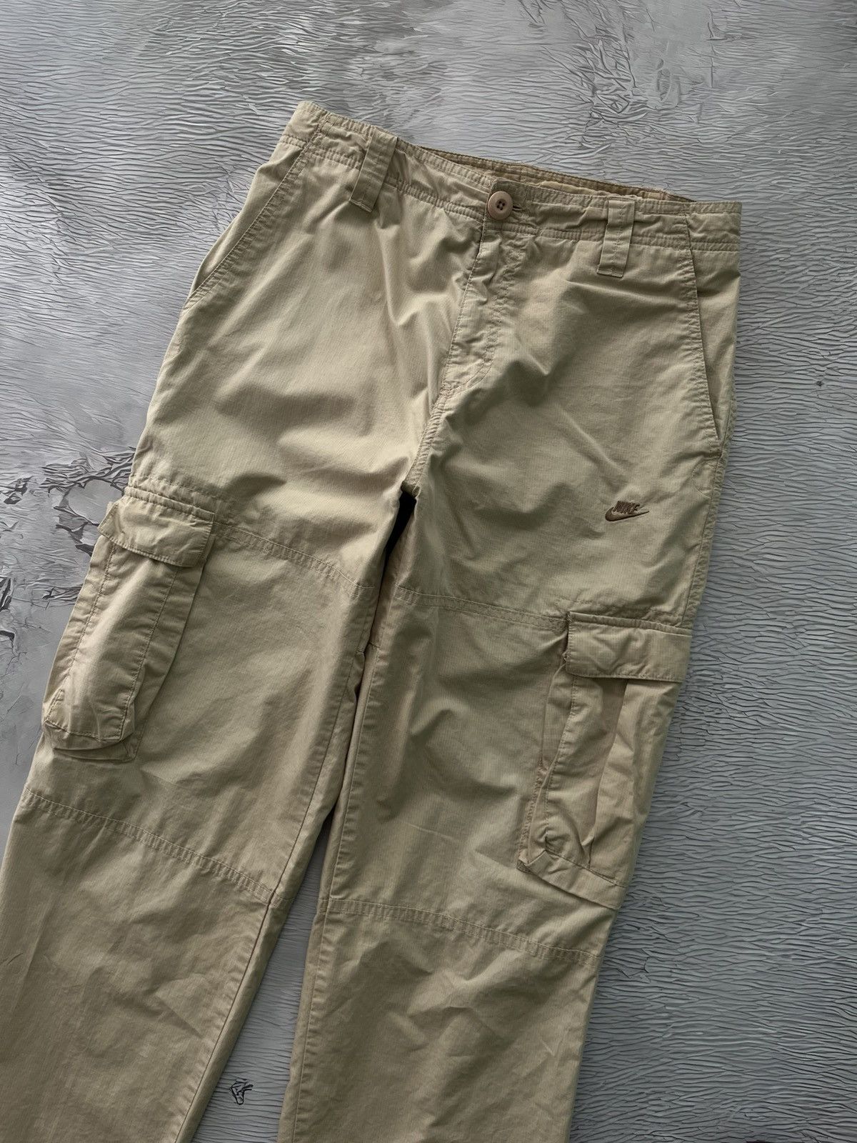 Nike Y2K Nike Vintage Cargo Pants Streetwear Japanese Style Beige Size US 30 / EU 46 - 4 Thumbnail