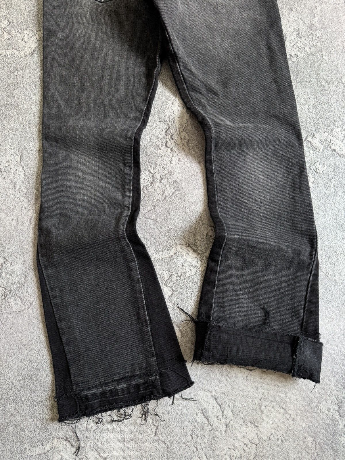 MNML MNML 28 denim designer pants jeans trousers flared y2k punk Size US 28 / EU 44 - 2 Thumbnail