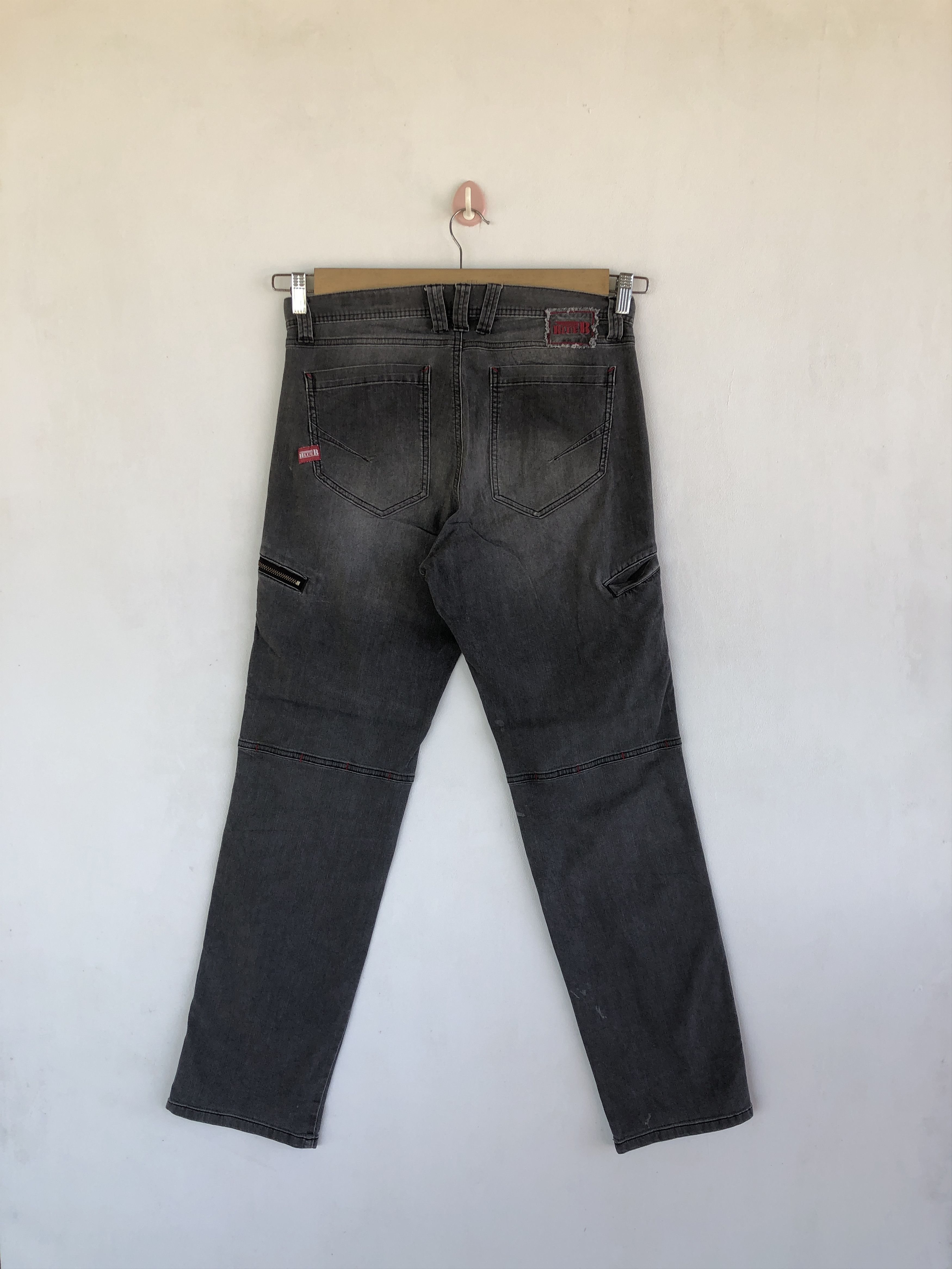 Japanese Brand Blue B Motorcycle Cargo Pants Multipockets Utility Trousers Size US 30 / EU 46 - 2 Thumbnail