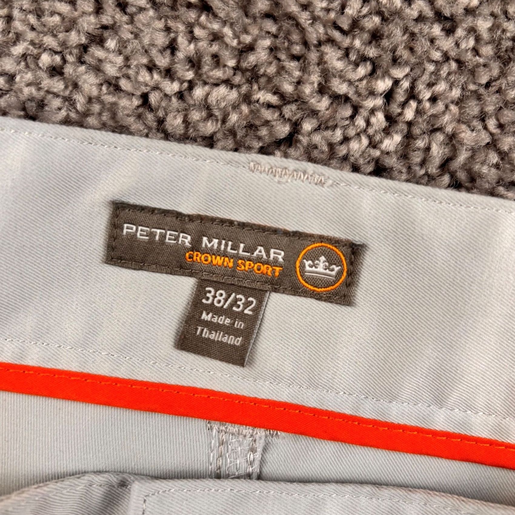 Peter Millar Peter Millar Pants Mens 38x28 Light Gray Crown Sport Golf Stretch 5 Pocket Shirt? Size US 38 / EU 54 - 3 Thumbnail