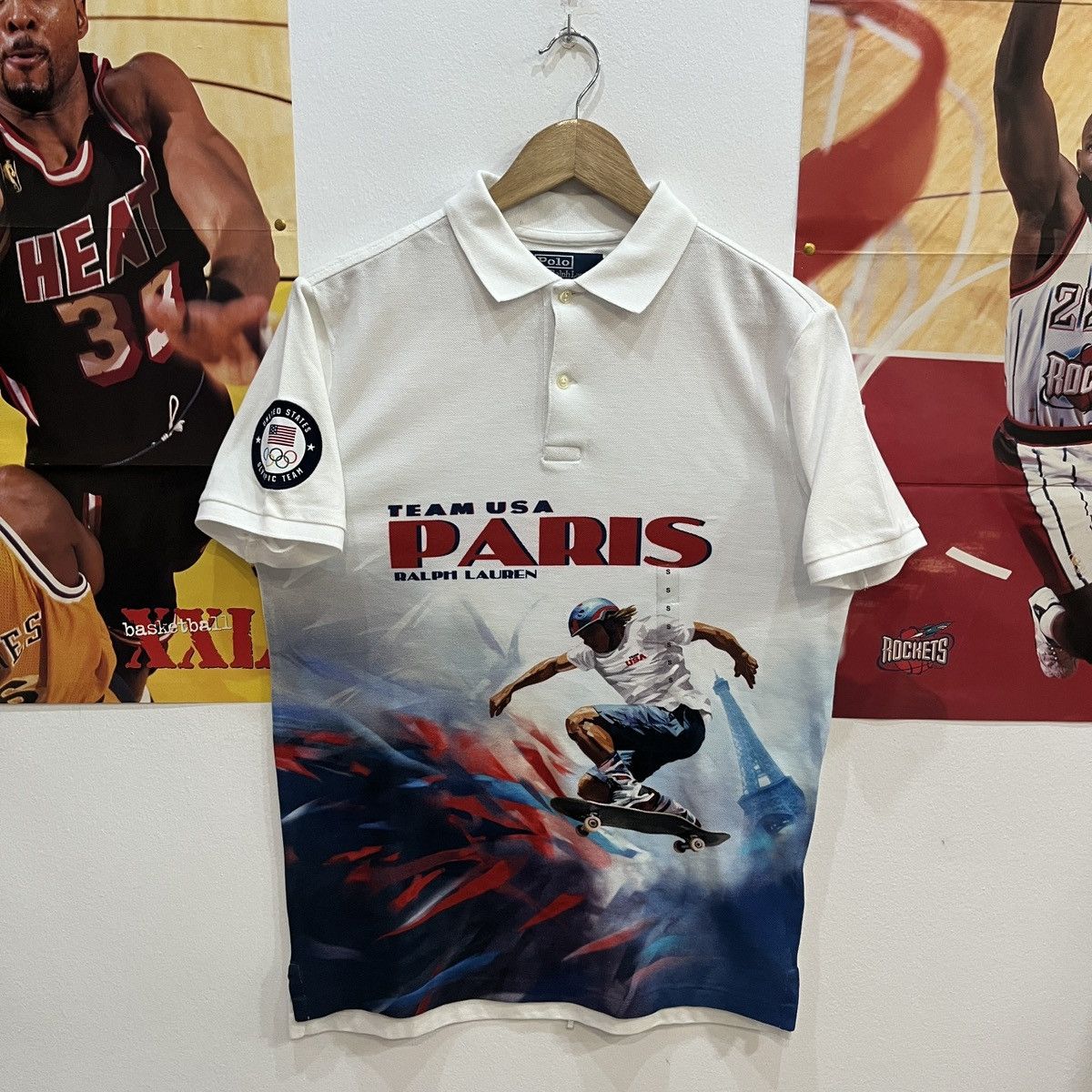 Lo Life × Polo Ralph Lauren × Vintage BNWOT Polo Ralph Lauren USA 2024 Olympics Skater Polo Shirt Size US S / EU 44-46 / 1 - 1 Thumbnail