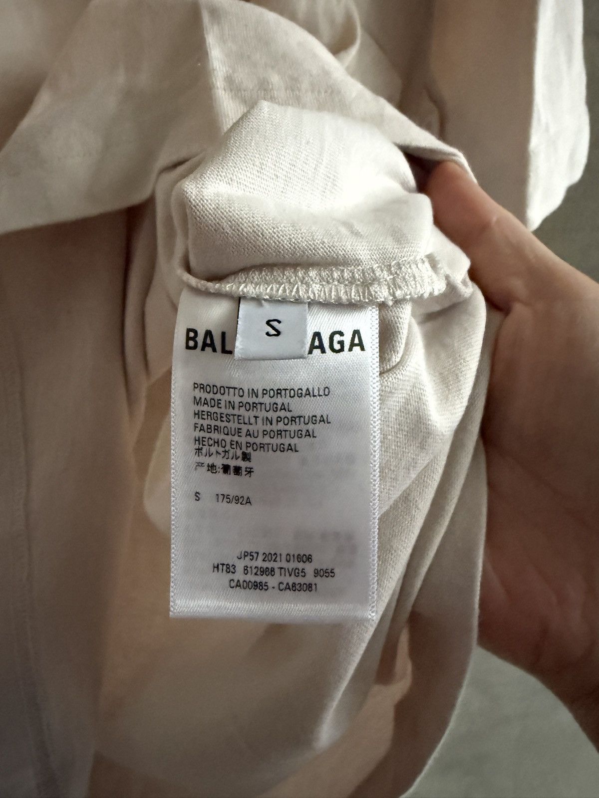 Balenciaga Balenciaga logo t shirt Size US S / EU 44-46 / 1 - 4 Thumbnail