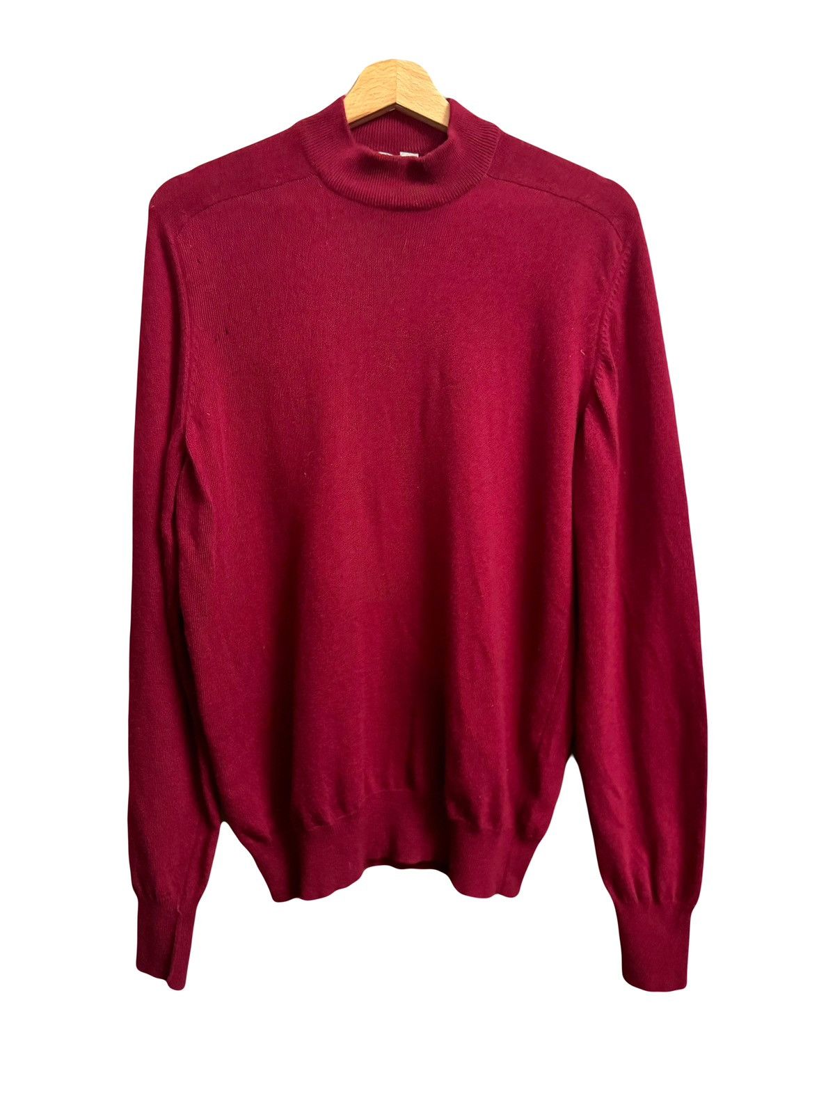 Hermes Hermes deep red cashmere knit sweater 50 men vintage | Grailed