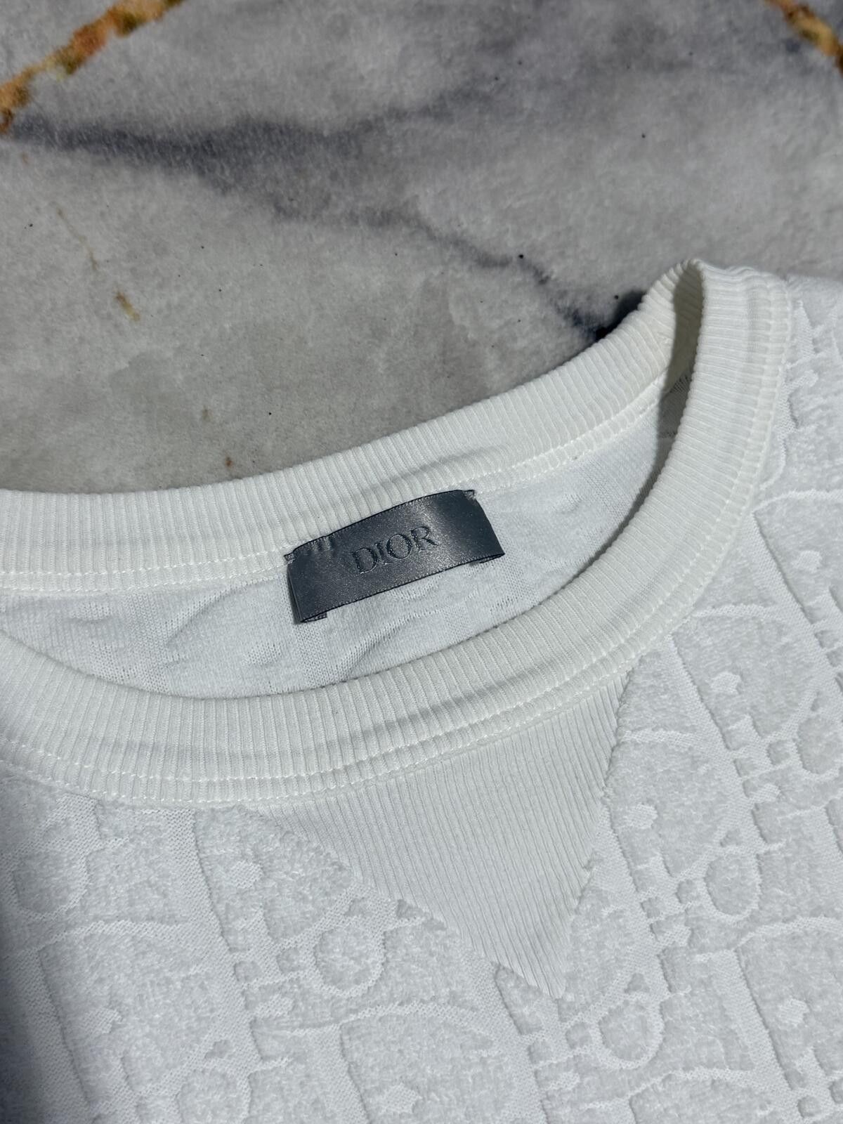 Christian Dior Monsieur Dior Terry Cloth ‘Towel’ Tee White - S Size US S / EU 44-46 / 1 - 3 Thumbnail