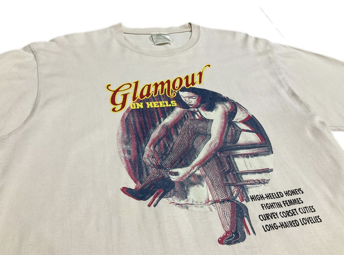 Hysteric Glamour 🔥 Sick Y2K Glamour Girl Shirt Glamour On Heel Size US L / EU 52-54 / 3 - 3 Thumbnail