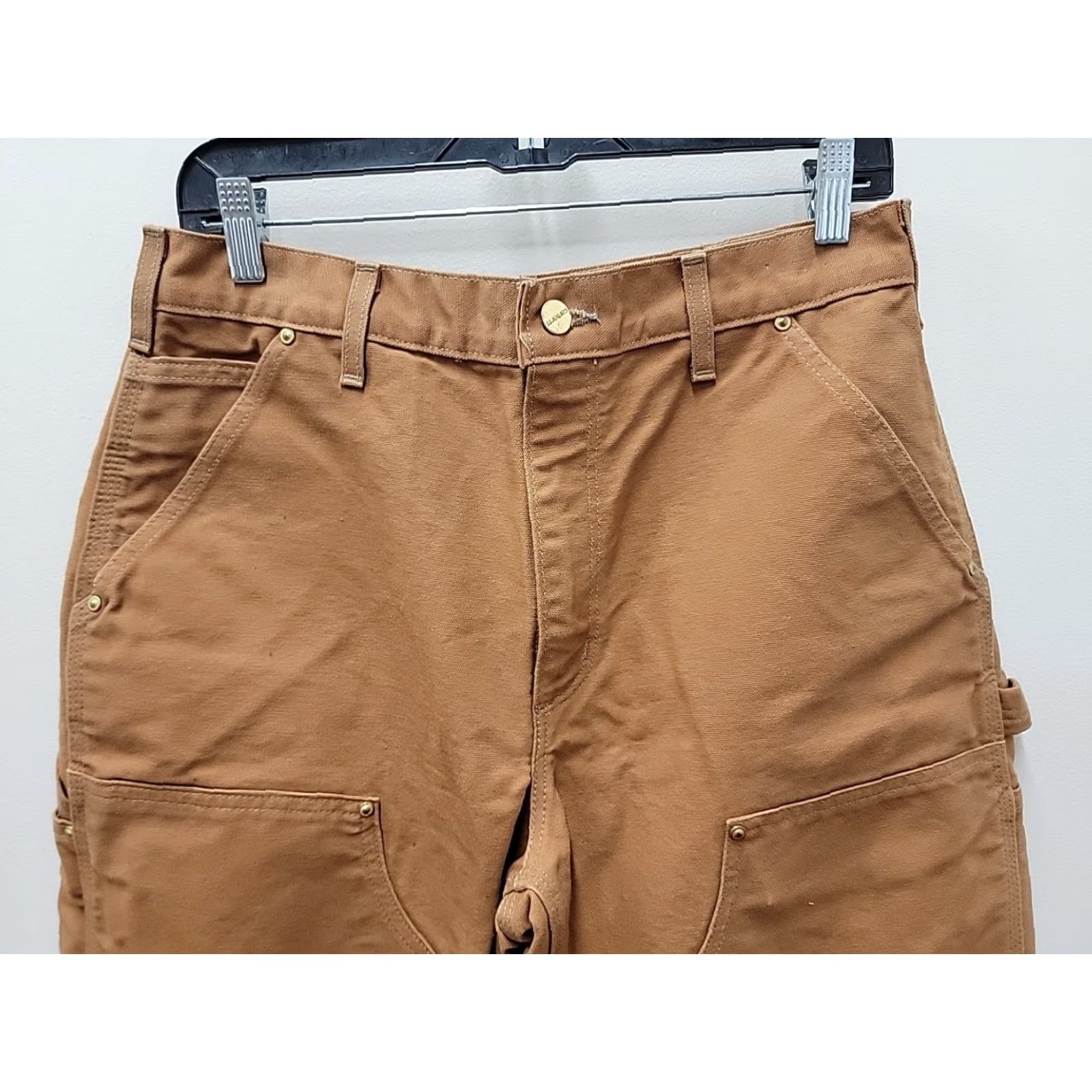 Carhartt VINTAGE Carhartt Pants Double Knee Brown 32x32 Men Inseam 32 Painter Carpenter Boys? Size US 32 / EU 48 - 3 Thumbnail