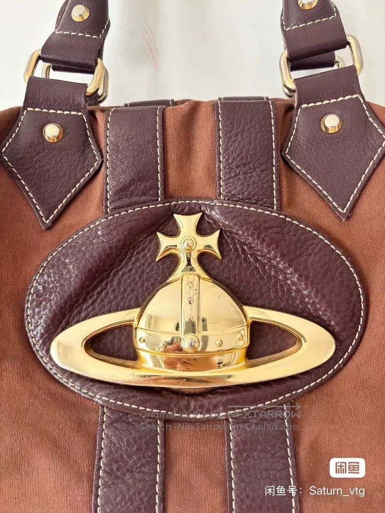 Vivienne Westwood Vivienne Westwood size os Brown handbag, single shoulder ba Size ONE SIZE - 3 Thumbnail