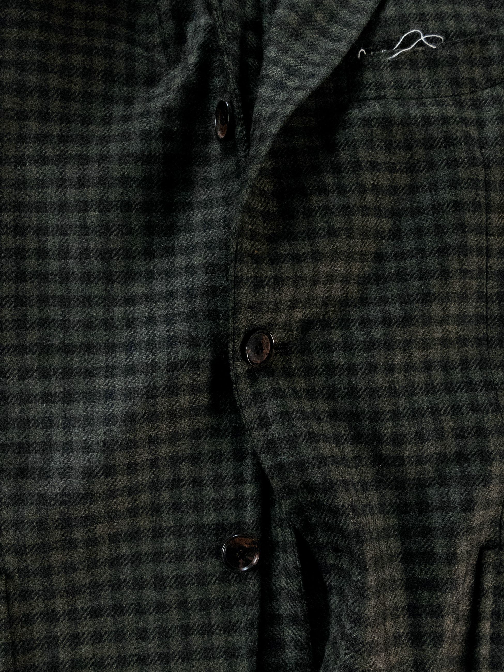 SARTORIO SARTORIO Napoli by Kiton green gingham wool sportcoat Size 38R - 5 Thumbnail