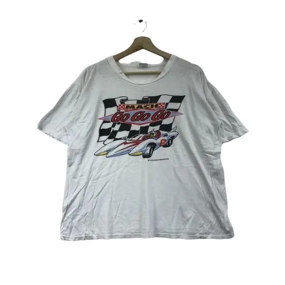 Anime × Vintage Vtg 90’ SPEED RACER ANIME Manga Mach Gogogo Tee Shirt Racing Size US L / EU 52-54 / 3 - 1 Thumbnail