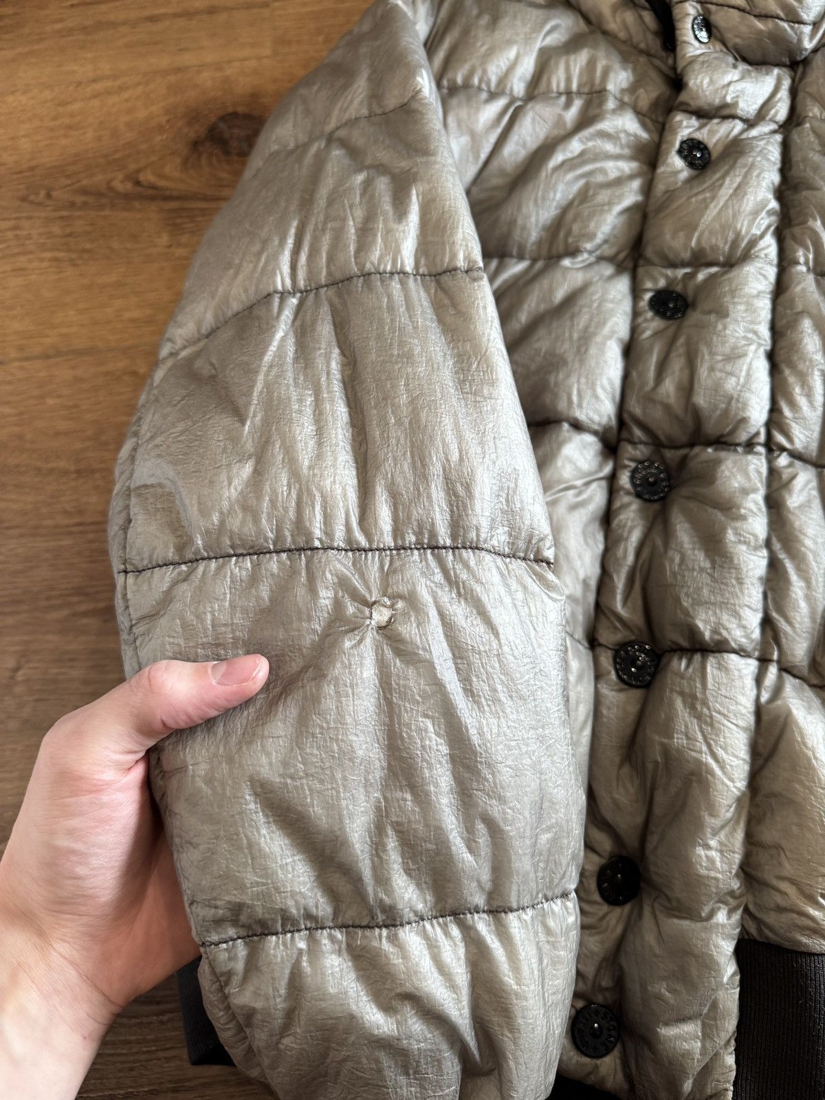 Stone Island Stone Island Puffer Down Jacket Garment DYED Vintage L Size US L / EU 52-54 / 3 - 6 Thumbnail