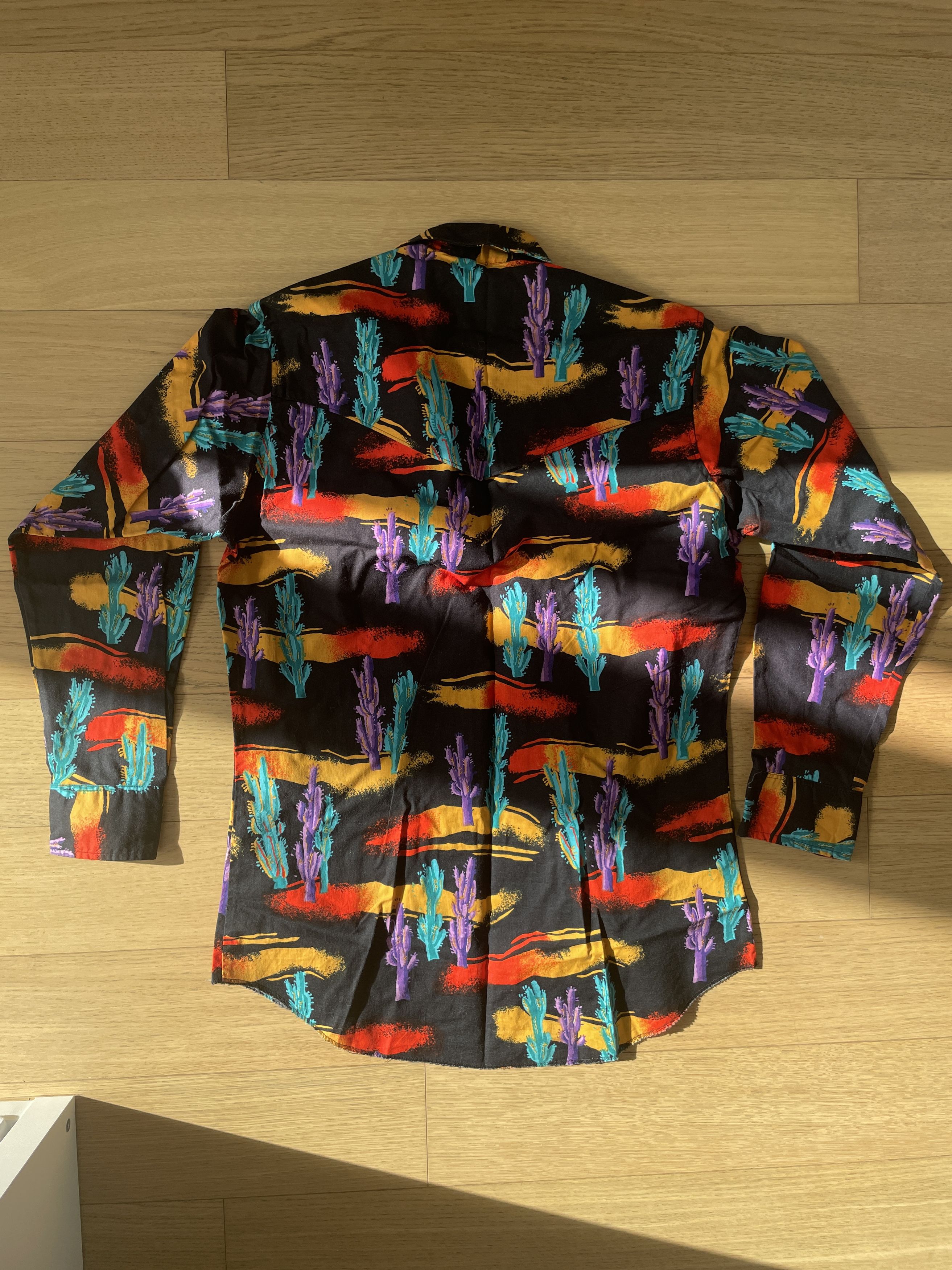 Wrangler Vintage Wrangler Button Down Shirt - Desert Cactus Black Size US S / EU 44-46 / 1 - 2 Thumbnail