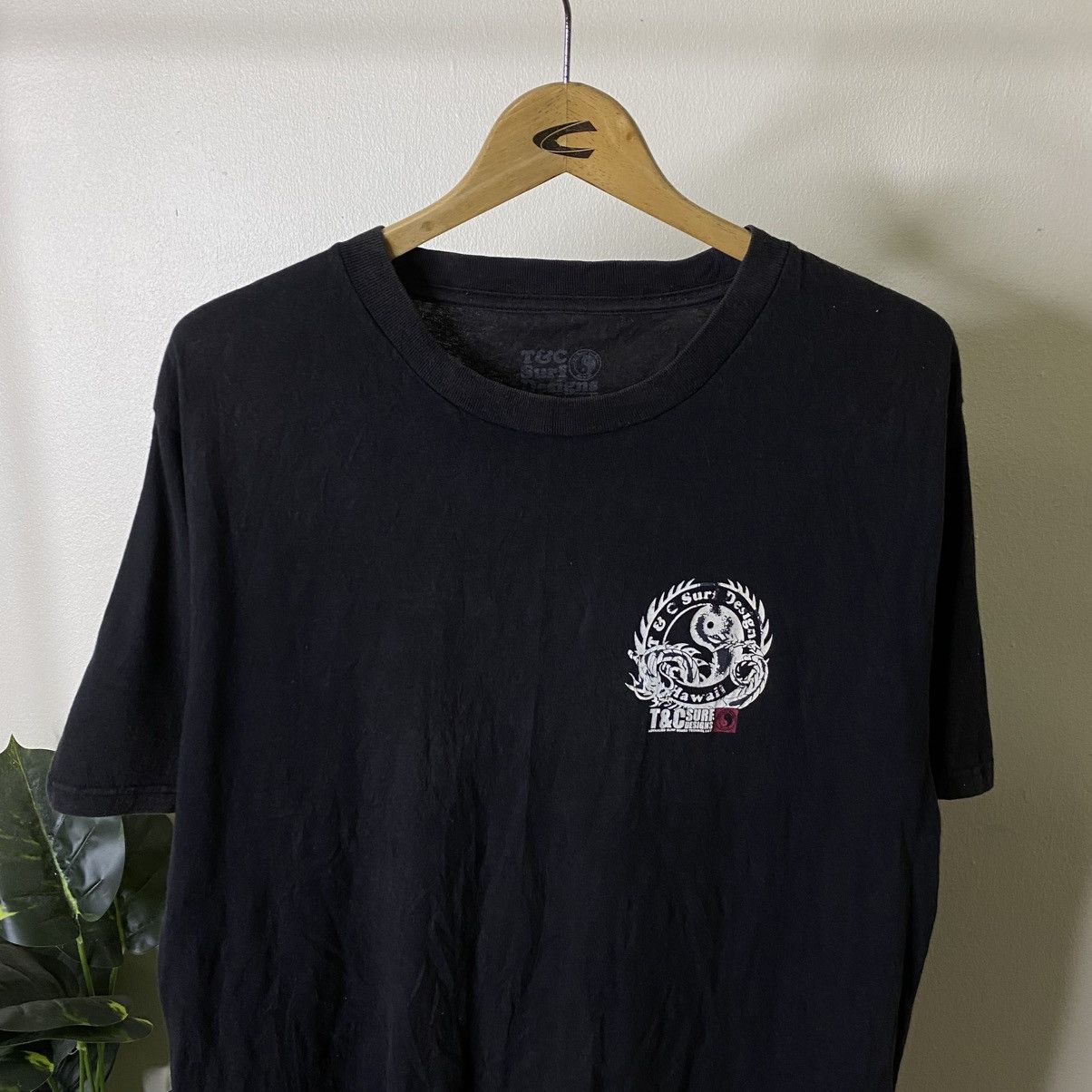 Vintage Y2K T&C Surf Dragon Graphic Stussy Style T Shirt Size US XL / EU 56 / 4 - 7 Thumbnail