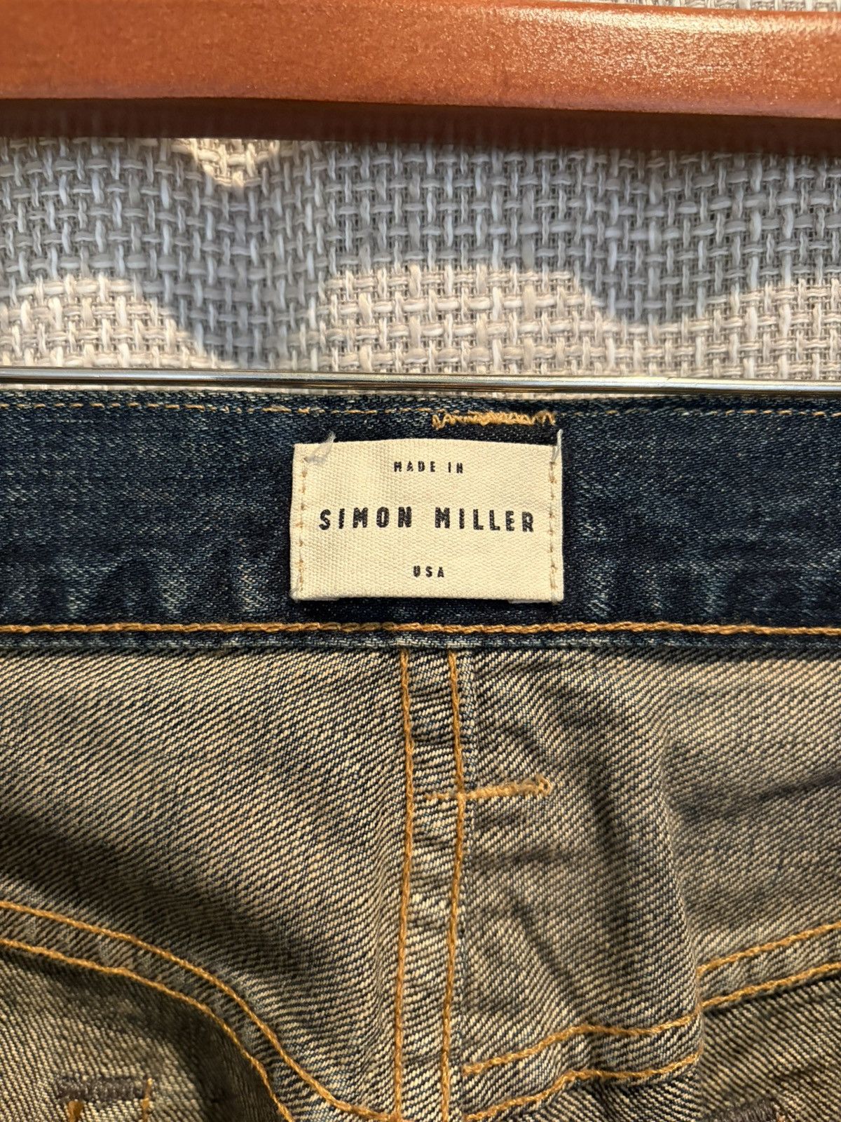 Simon Miller Simon Miller Selvedge Blue Denim Park View Slim Fit Jeans Size US 32 / EU 48 - 4 Thumbnail