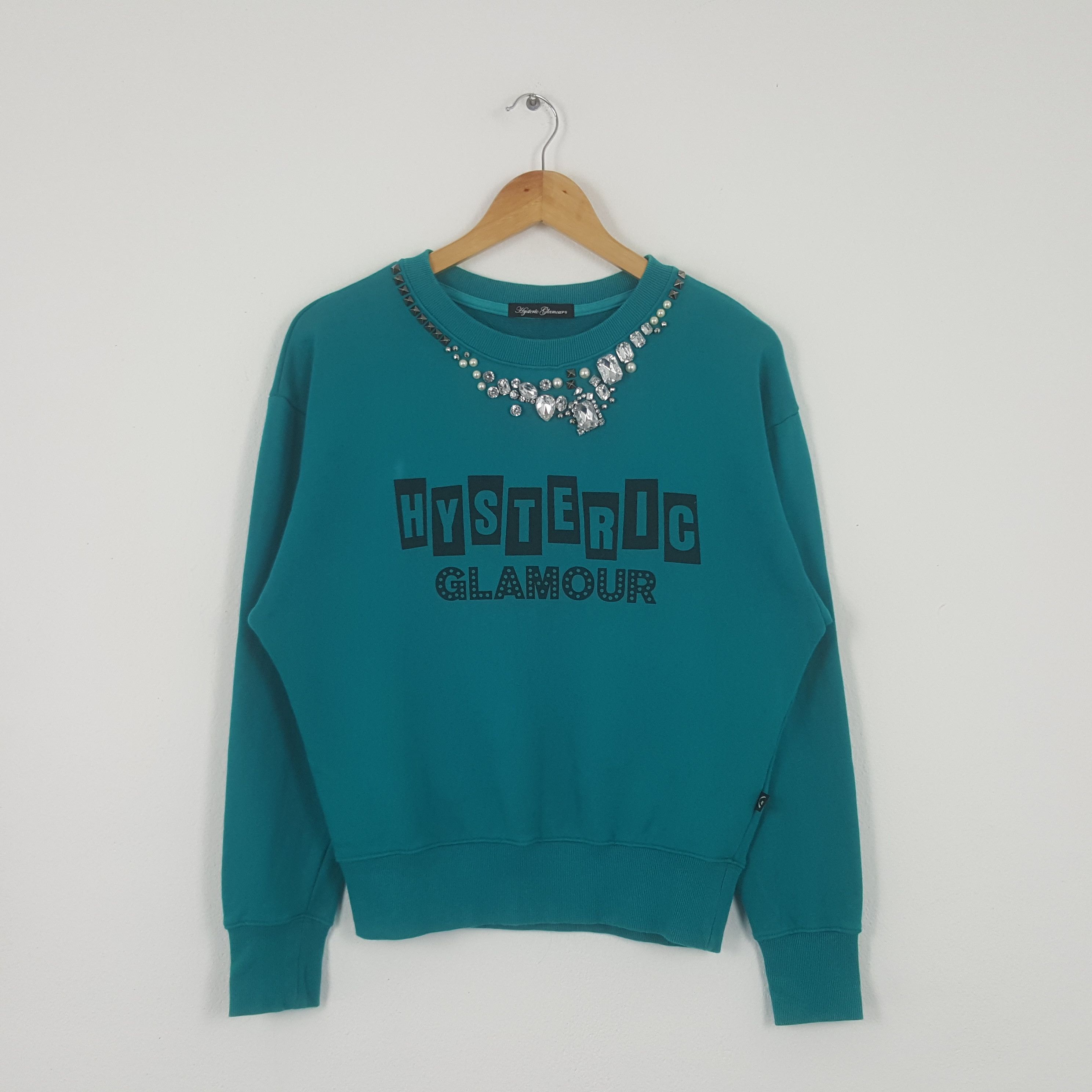 Vintage Hysteric Glamour Japanese Brand Diamond Sweatshirt