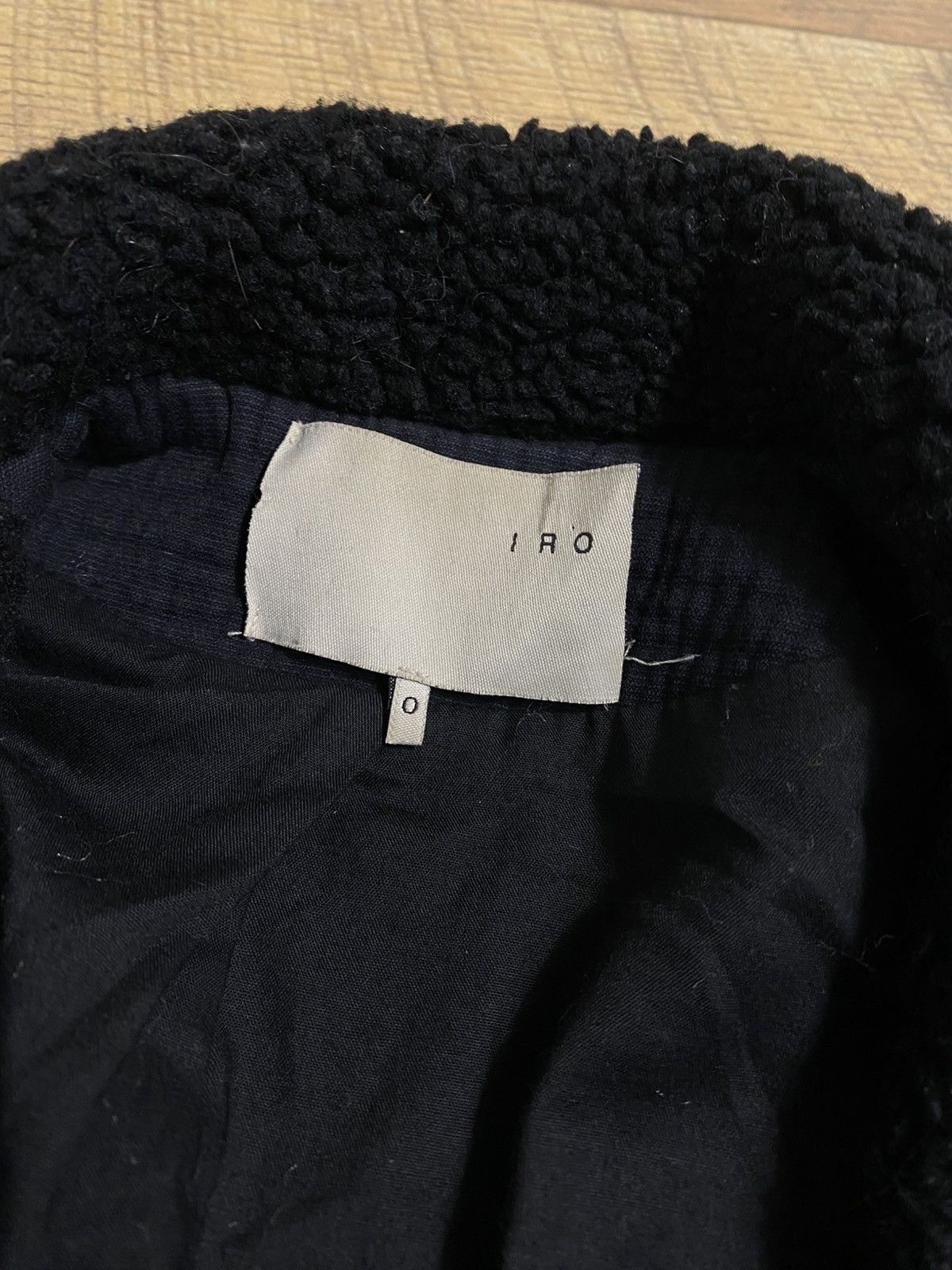 Iro IRO Paris Shearling Collar Biker Jacket. Lampo Zippers Size XS / US 0-2 / IT 36-38 - 9 Thumbnail