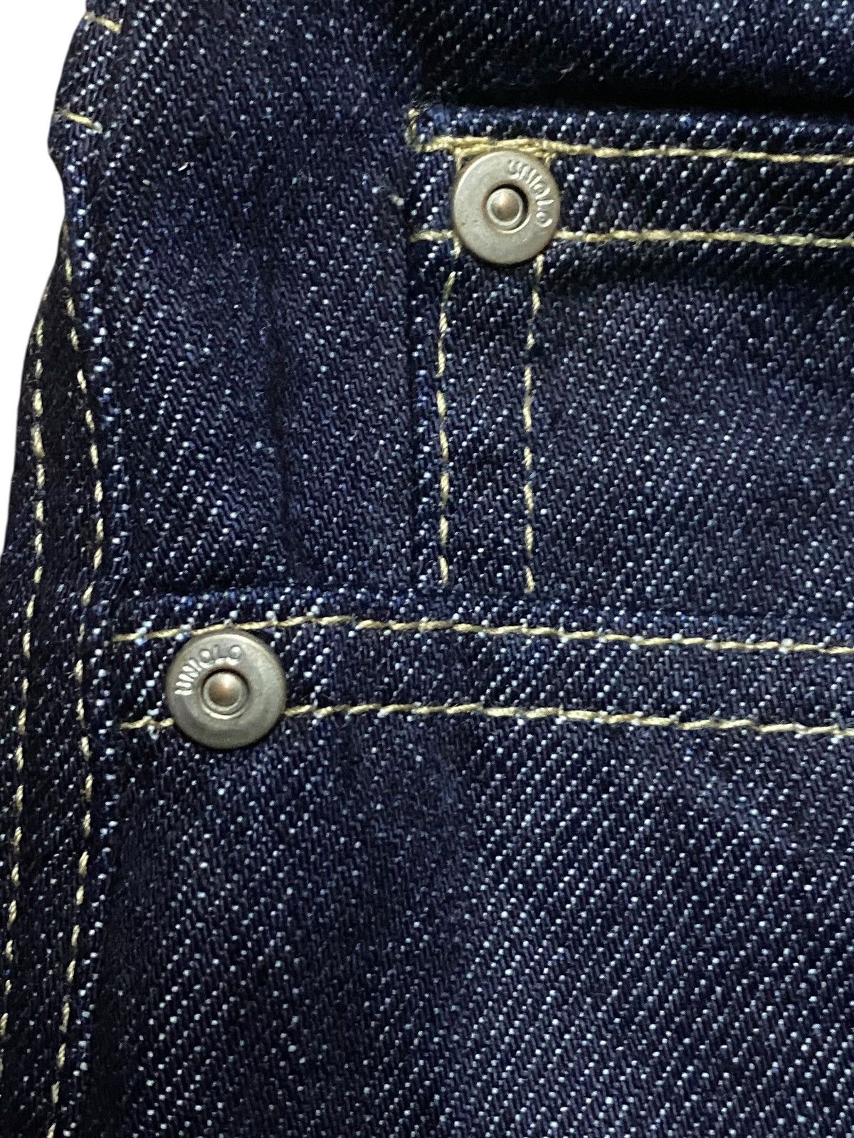 Uniqlo Vintage Japanese Brand Uniqlo Navy Blue Super Baggy Jeans Size US 34 / EU 50 - 8 Thumbnail