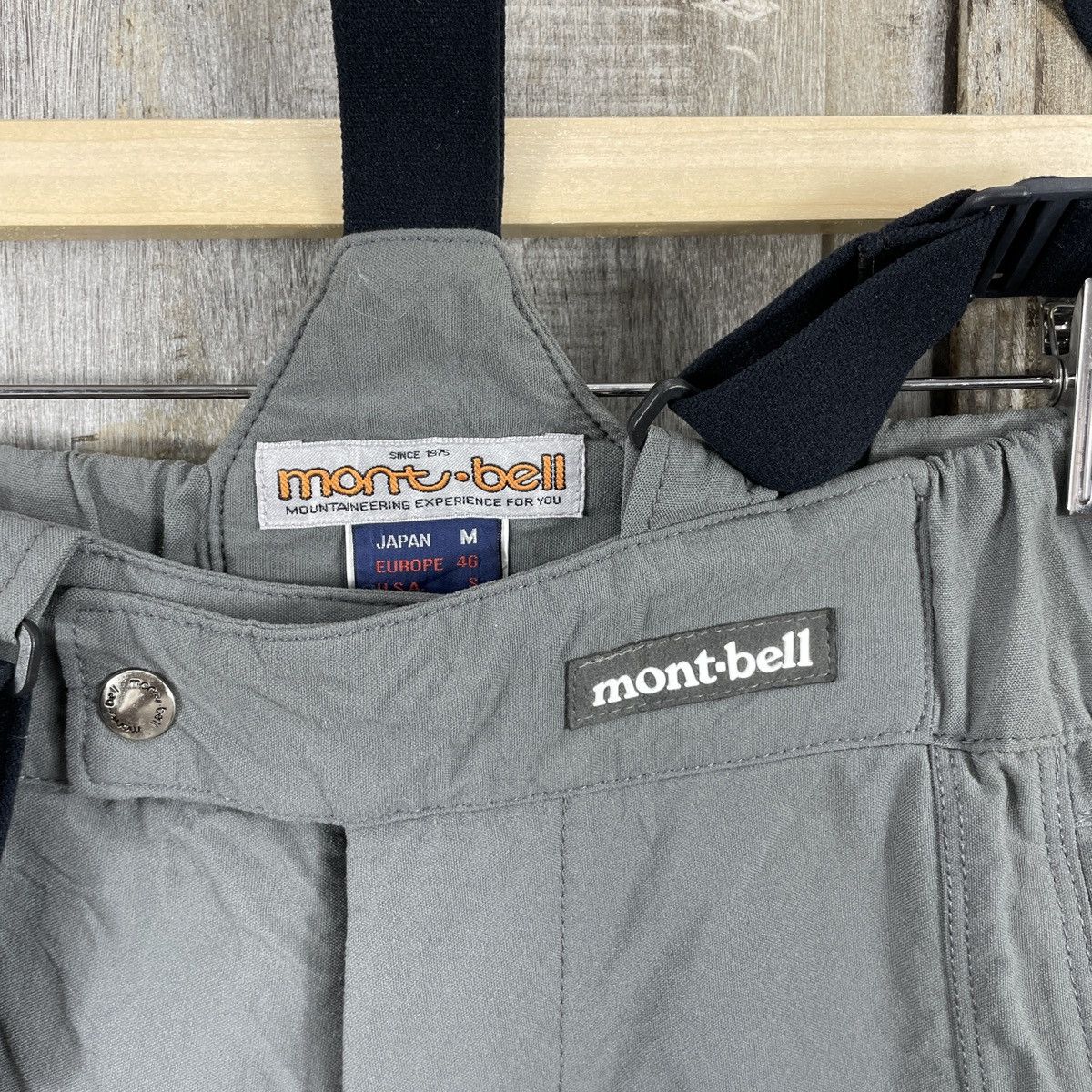 Montbell × Vintage Vintage Montbell Overalls Pants Ski Size 29" - 5 Thumbnail