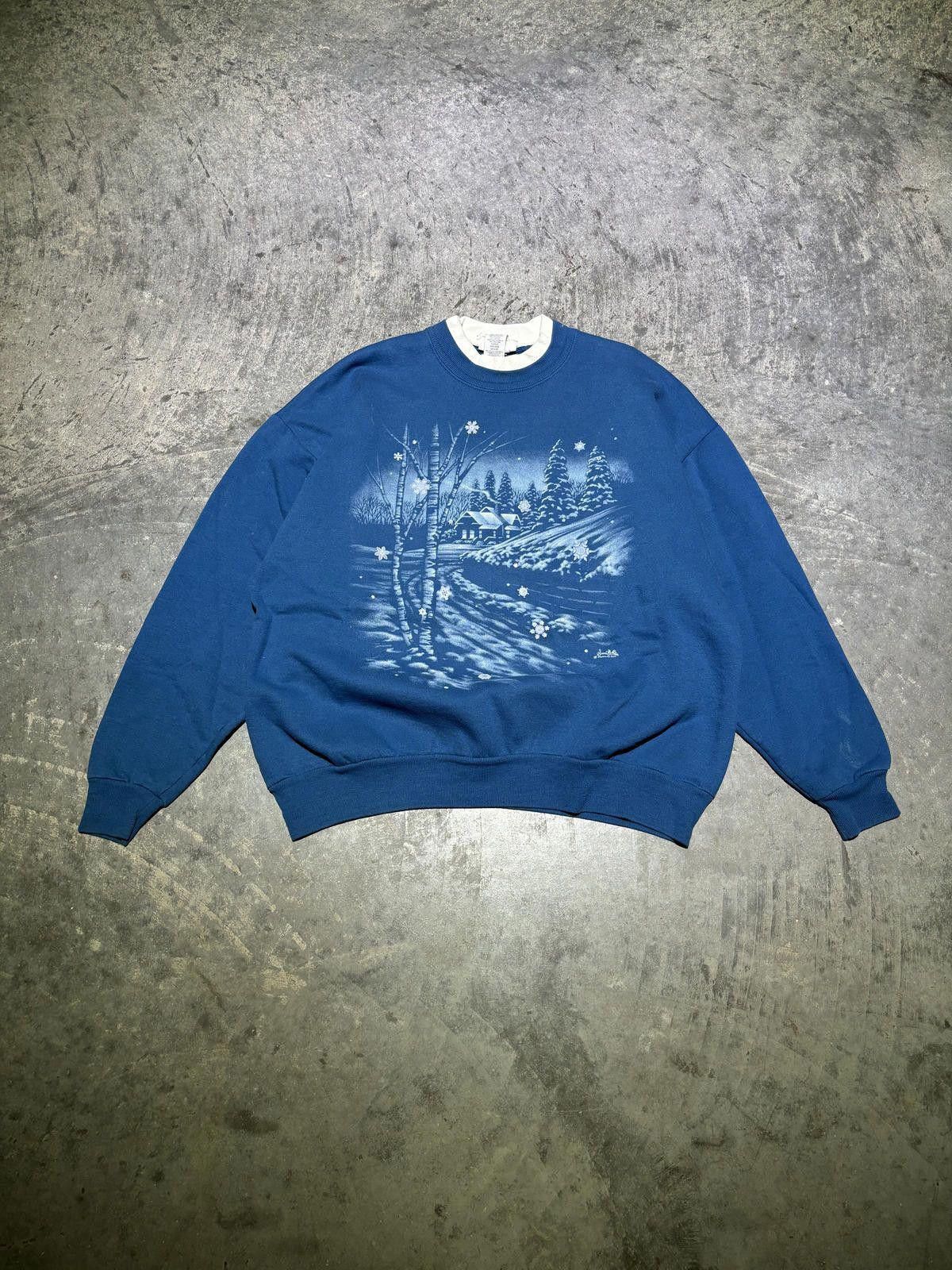 Vintage Vintage Morning Sun Christmas Crewneck Size US L / EU 52-54 / 3 - 2 Thumbnail