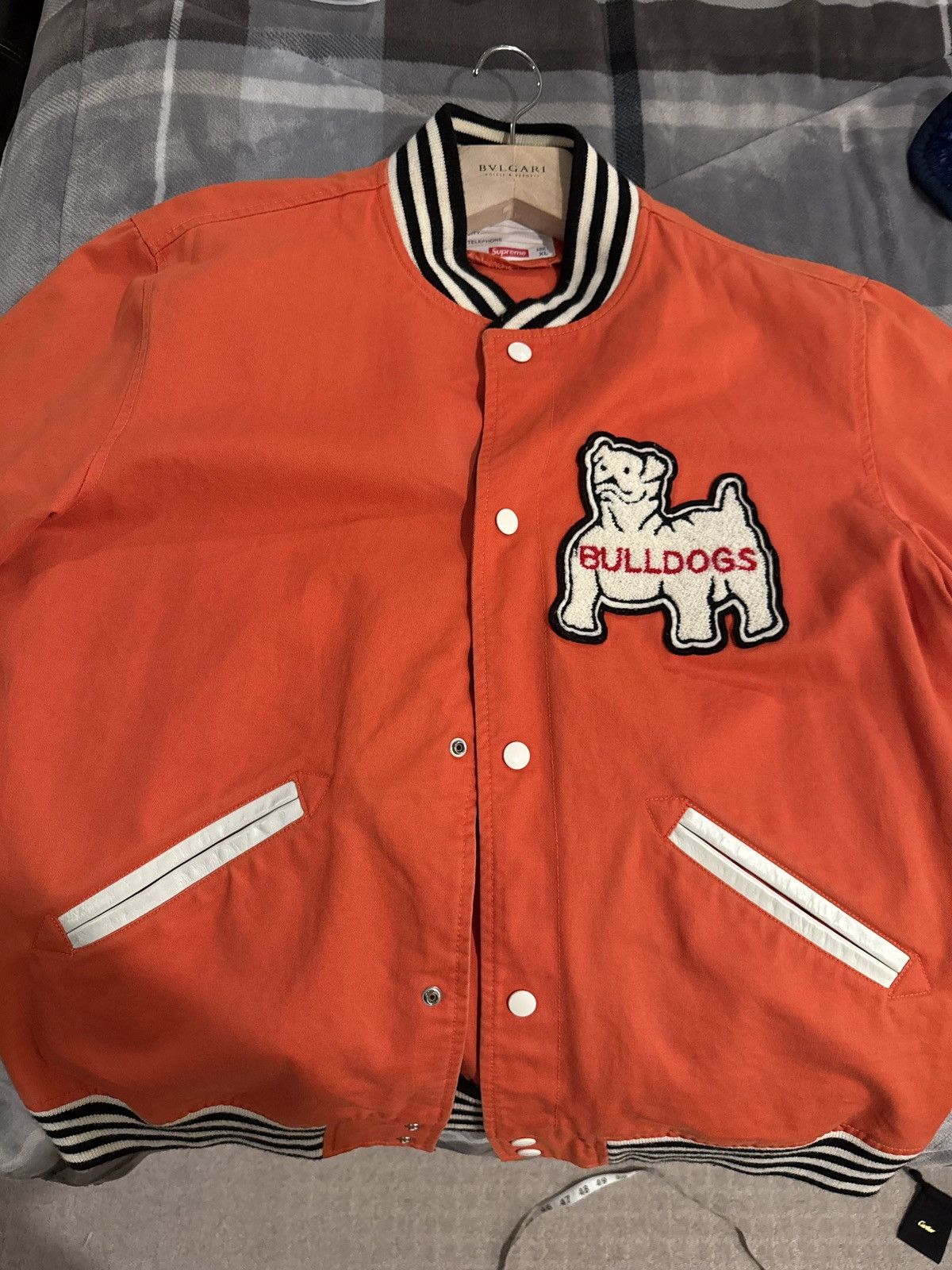 Supreme Supreme Supreme Bulldog Varsity jacket XL Size US XL / EU 56 / 4 - 1 Thumbnail