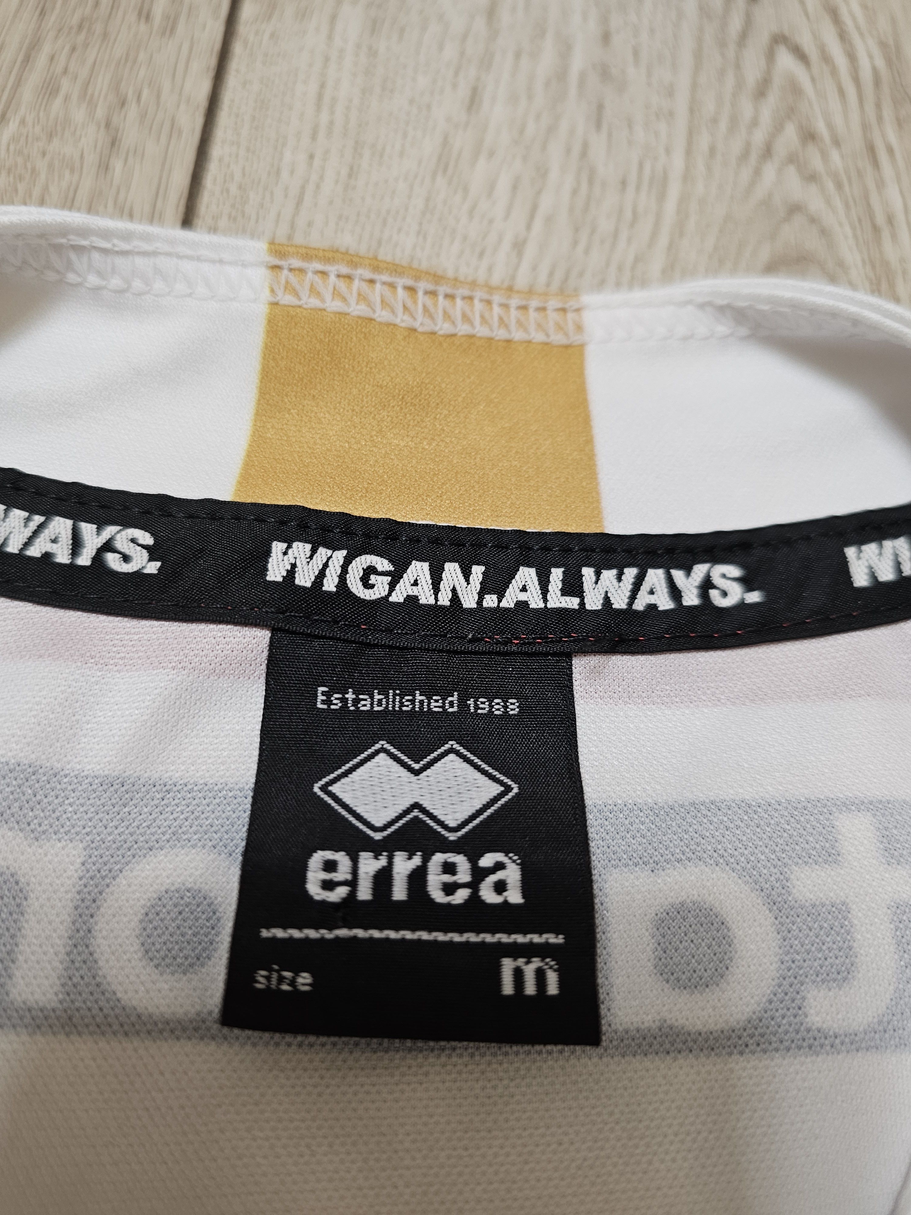 Errea WIGAN WARRIORS 2016 2018 JERSEY ENGLAND RUGBY JERSEY RUGBY Size US M / EU 48-50 / 2 - 6 Thumbnail