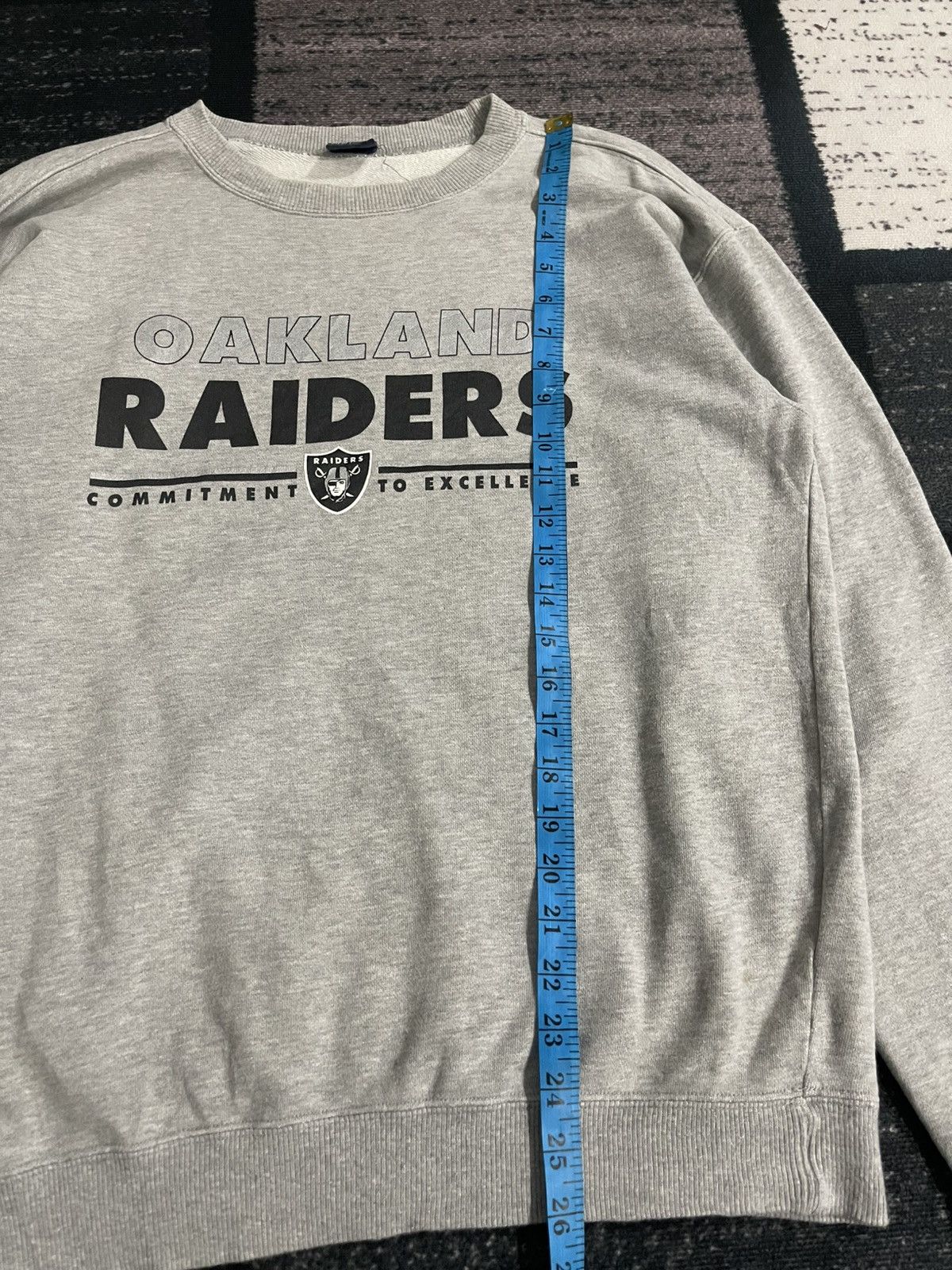 NFL × Vintage Vintage Oakland Raiders Nfl Sweatshirt Size US L / EU 52-54 / 3 - 9 Thumbnail