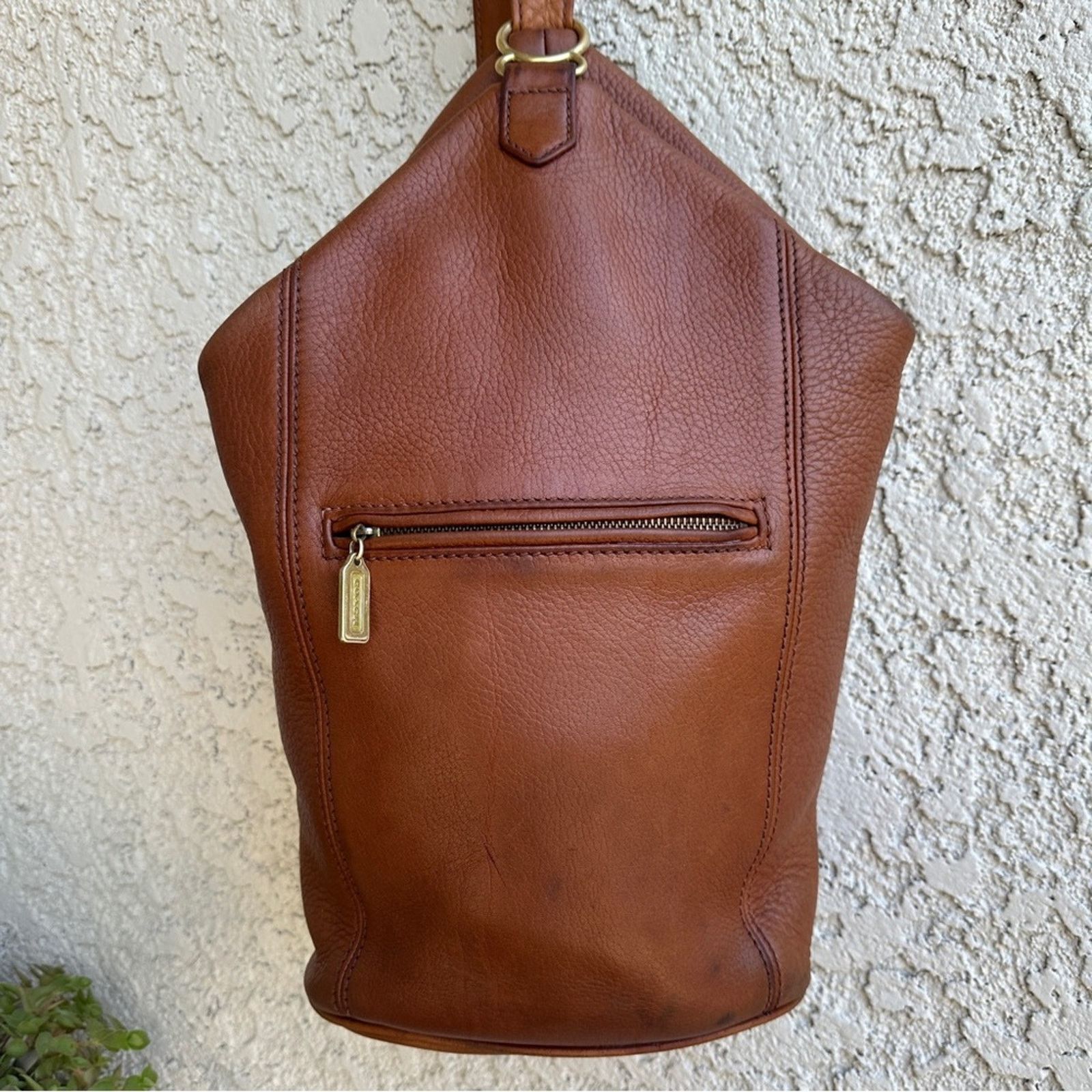 Coach VINTAGE COACH Sonoma FlatPack Backpack Brown Nubuc Leather Size ONE SIZE - 8 Thumbnail