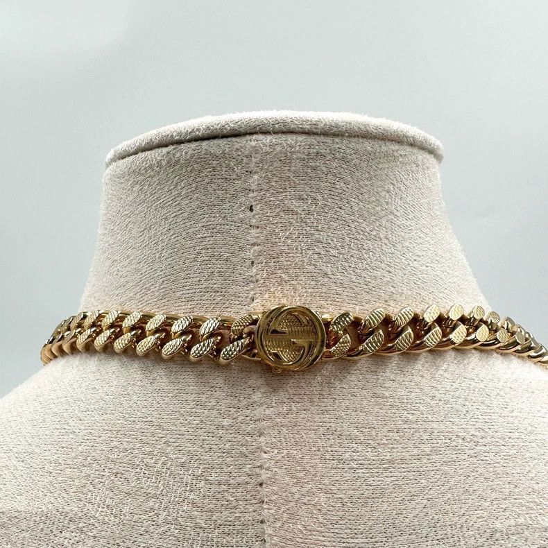 Gucci Gucci Gold Double G Chain Necklace-2505 Size ONE SIZE - 4 Thumbnail