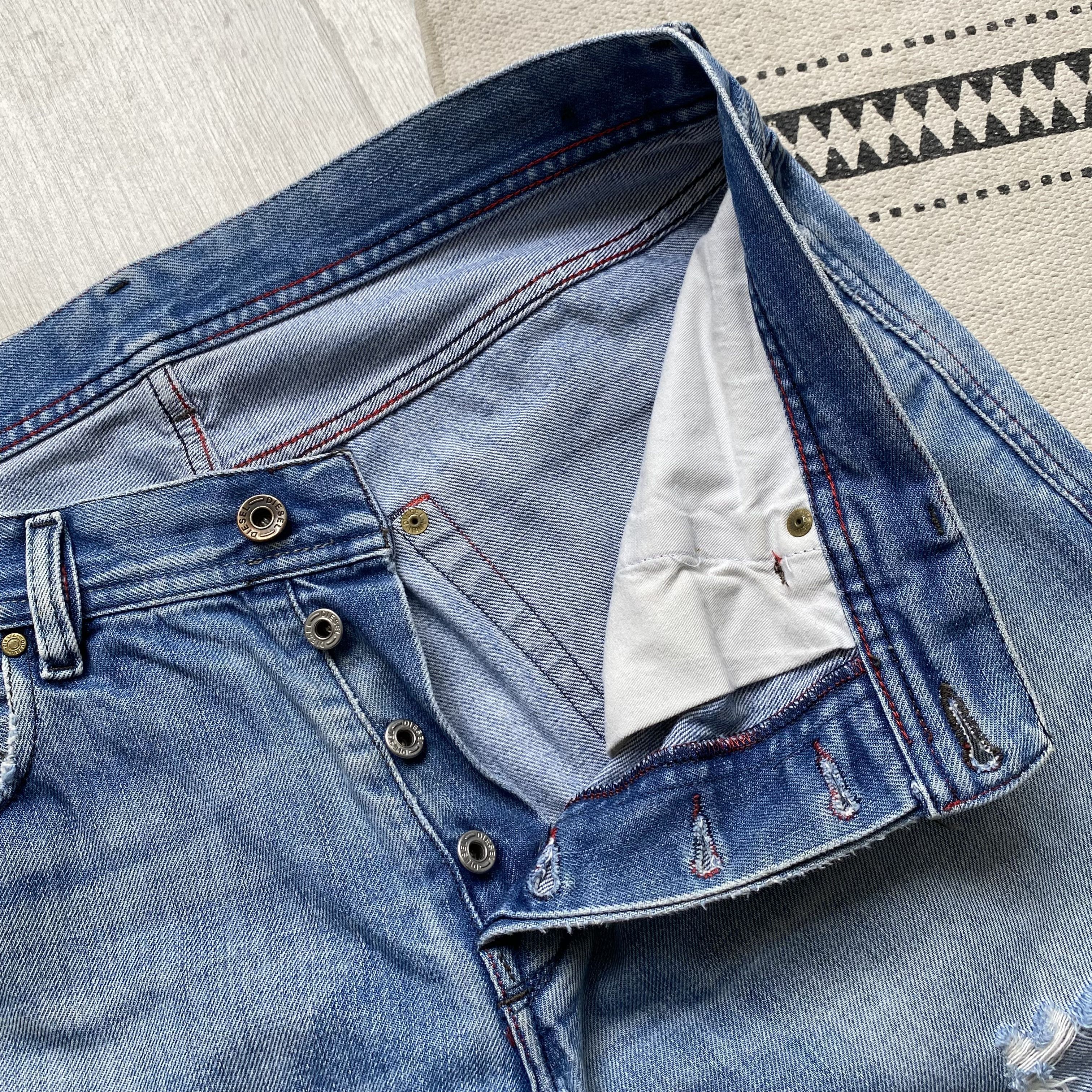 Diesel Vintage Diesel denim shorts Distressed jeans Y2K Size US 34 / EU 50 - 10 Thumbnail