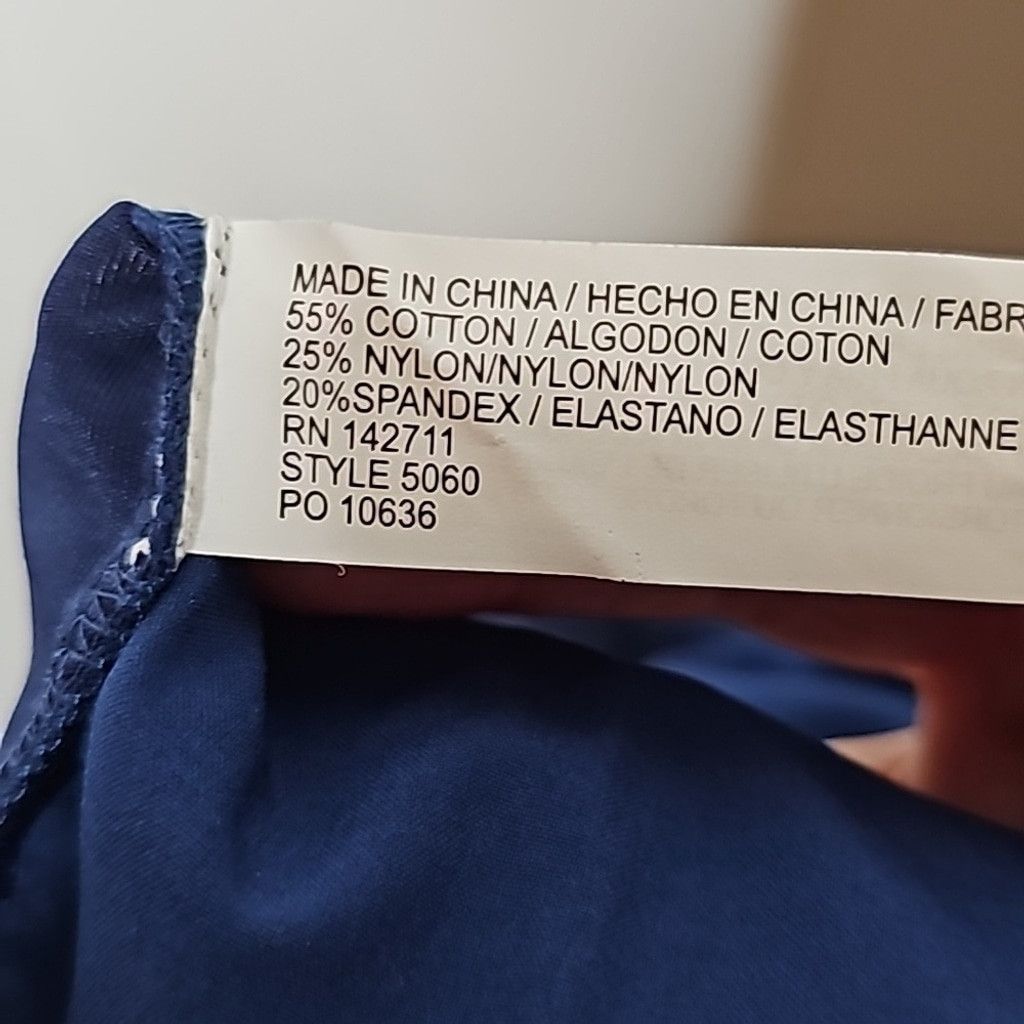 The Unbranded Brand NWOT Eloquii blue floral lace A-line skirt ruffles sz 22 Size 22" - 8 Thumbnail