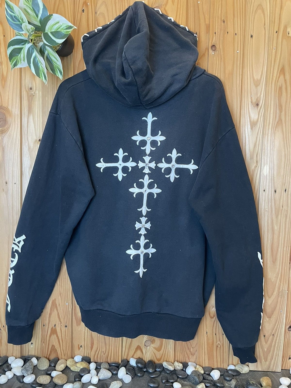 Japanese Brand × Vintage Slangy Japan Chrome Hearts inspired jacket Size US L / EU 52-54 / 3 - 1 Thumbnail