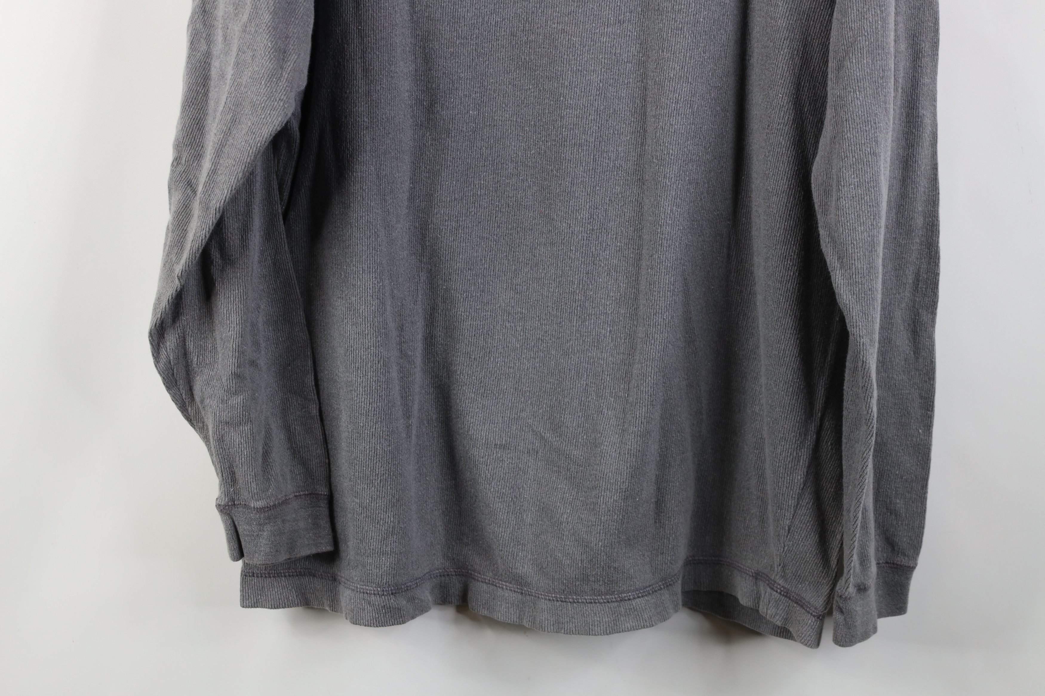 Levi's Vintage 90s Levis Ribbed Knit Long Sleeve Henley T-Shirt Size US M / EU 48-50 / 2 - 12 Thumbnail