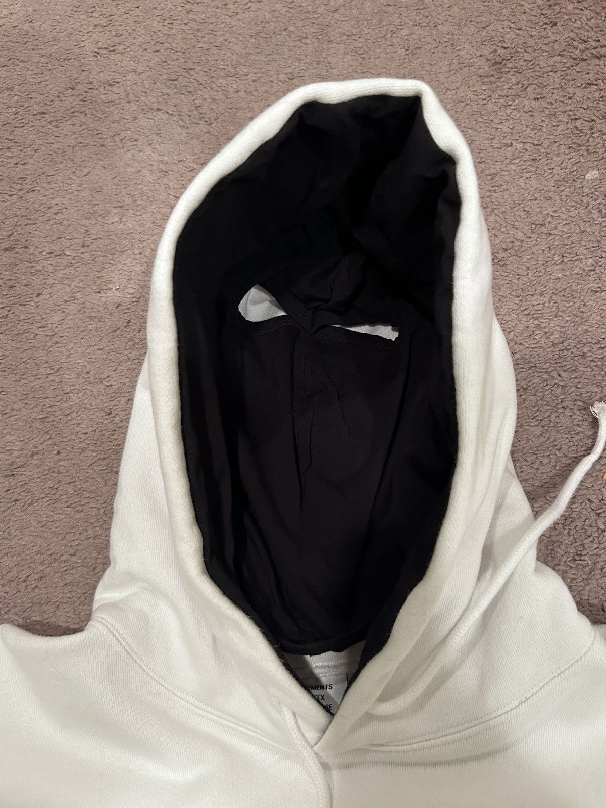 Vetements Vetements Mask Hoodie “This Hidden Side Has Been Seized” | Grailed