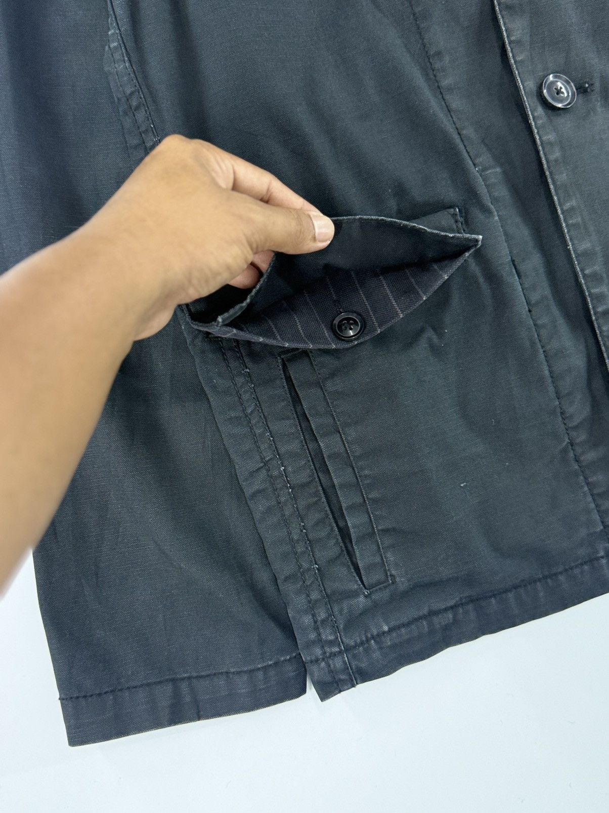 Japanese Brand 🔥 Pippin Standard Amekeji Japan Duck Canvas Chore Jacket Size US S / EU 44-46 / 1 - 8 Thumbnail